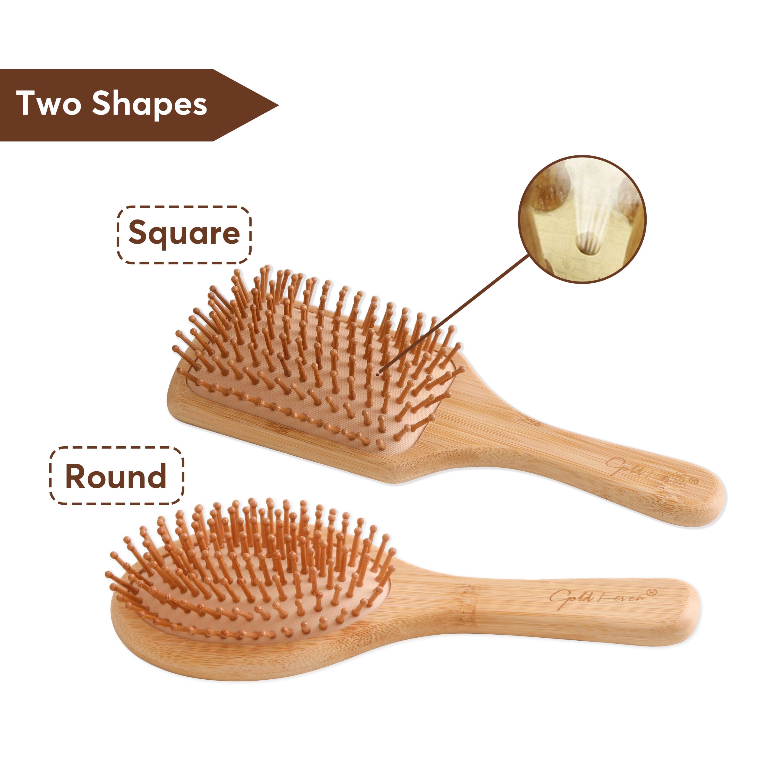 Bamboo Airbag Hair Brush - Image 3