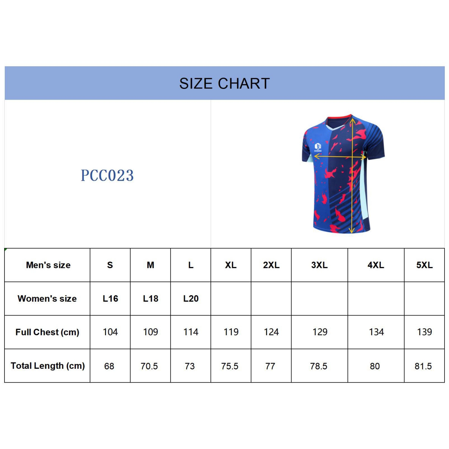 Unisex Adults 100% Polyester Sublimated Insert Collar T-shirt - Image 12