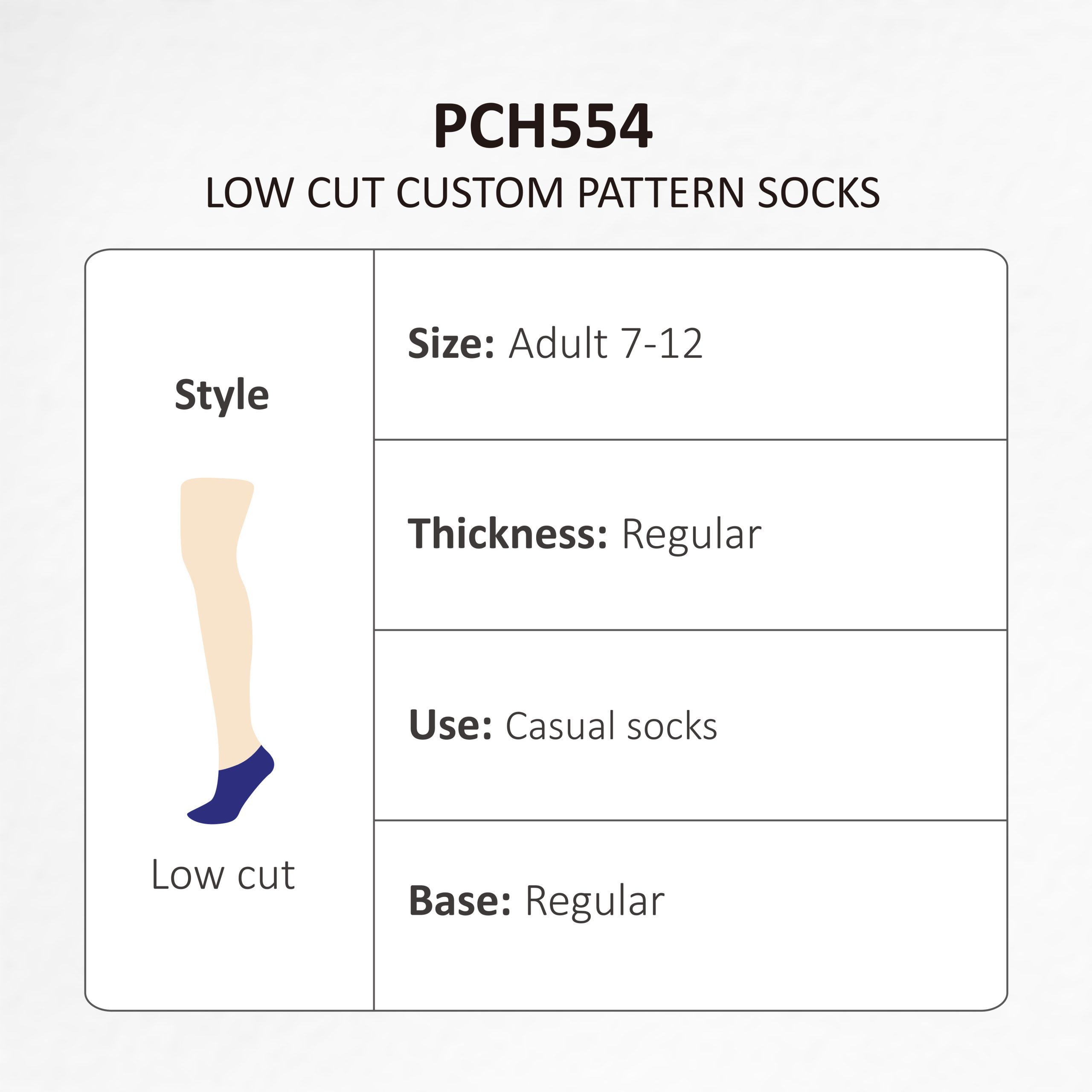 Low Cut Custom Pattern Socks - Image 12