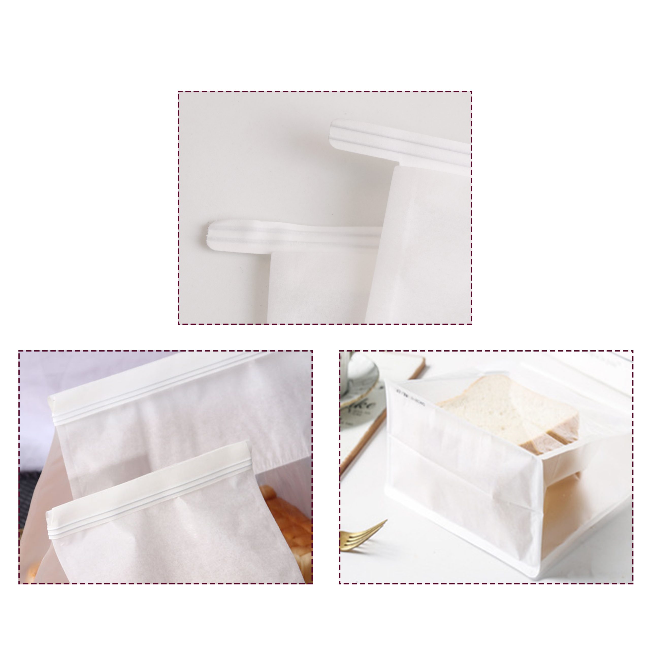 Iron Wire Sealing Storage Bag (13x28x10cm) - Image 5