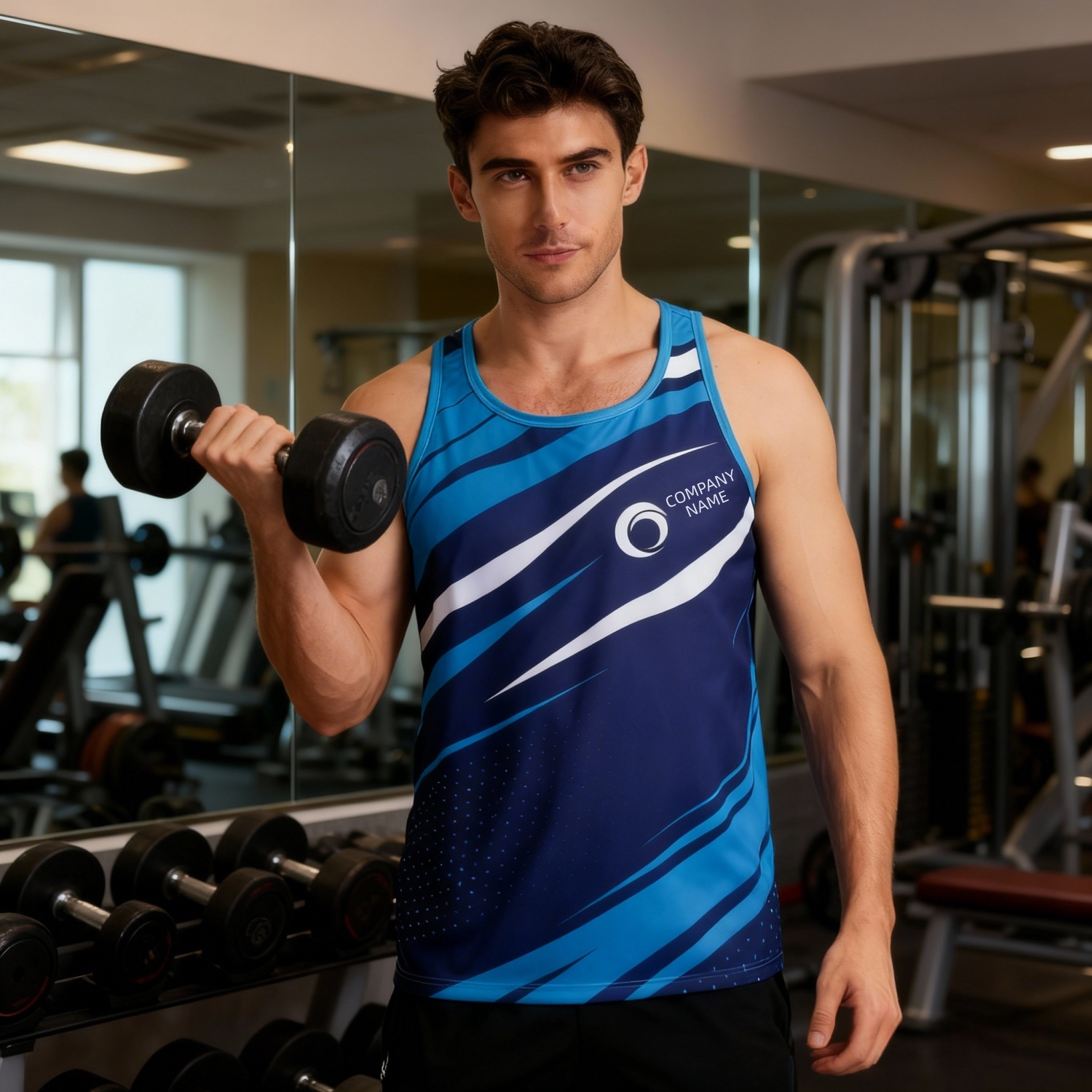 100% Polyester Sublimated Sports Singlet - Image 3