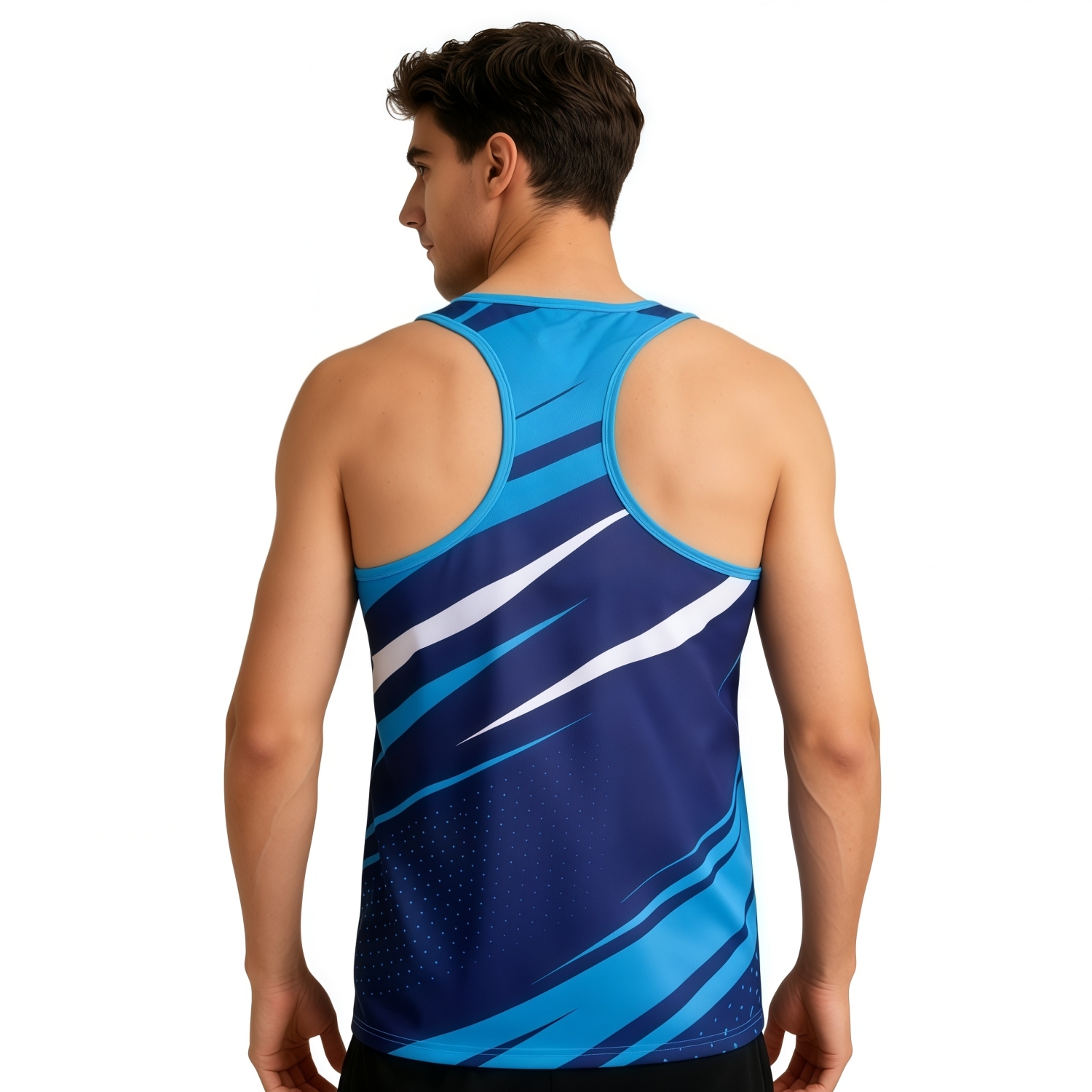 100% Polyester Sublimated Sports Singlet - Image 2