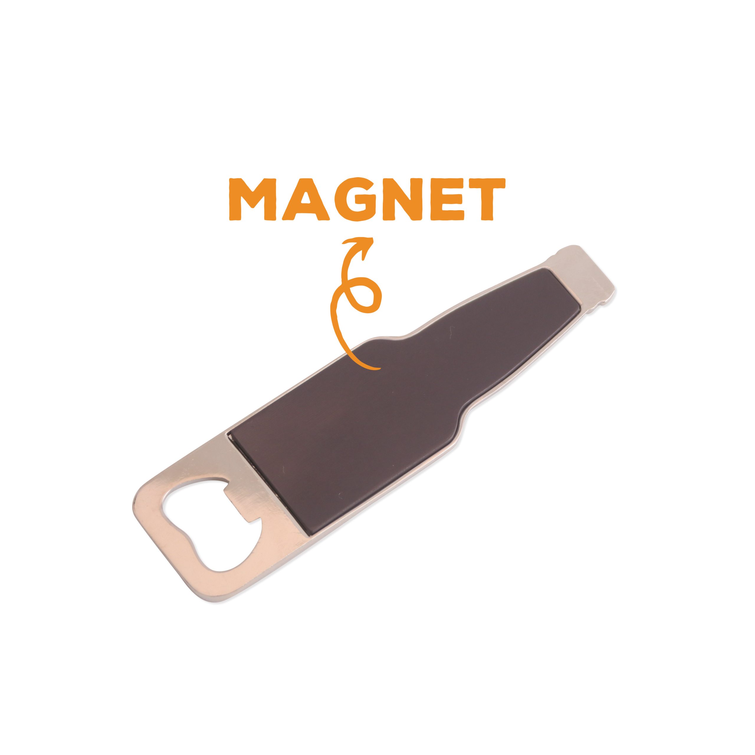 Bottle Shaped Opener Fridge Magnet - Image 3