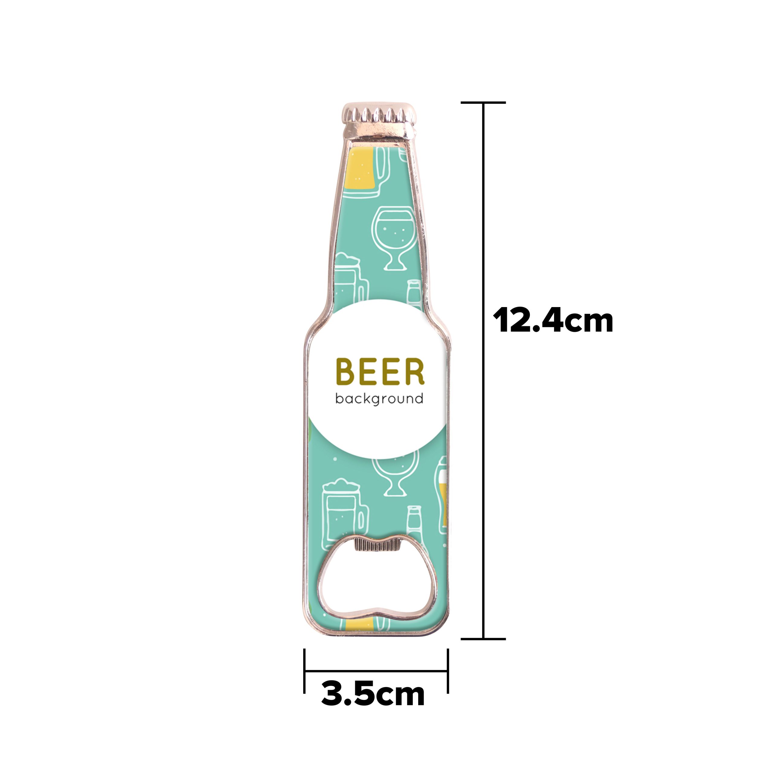 Bottle Shaped Opener Fridge Magnet - Image 4