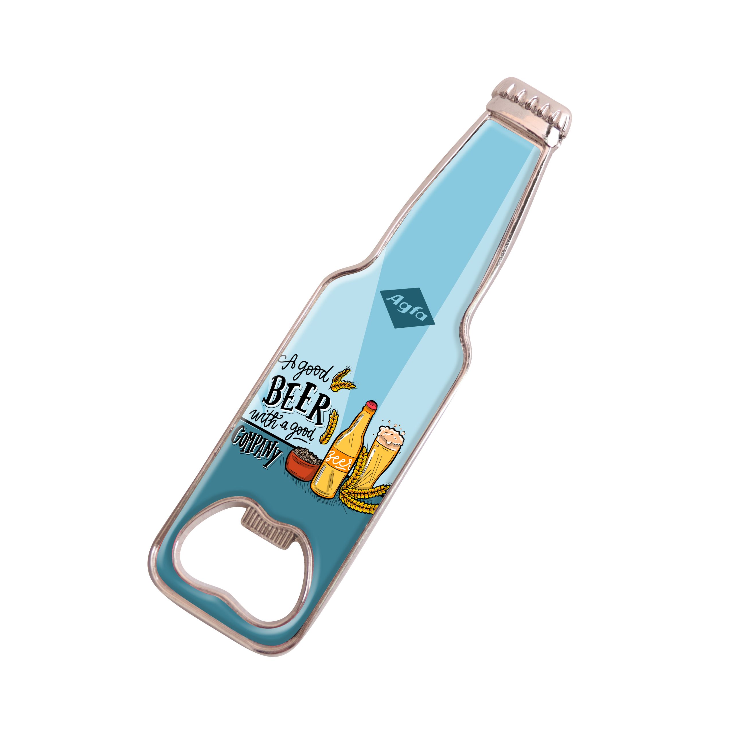 Bottle Shaped Opener Fridge Magnet - Image 2