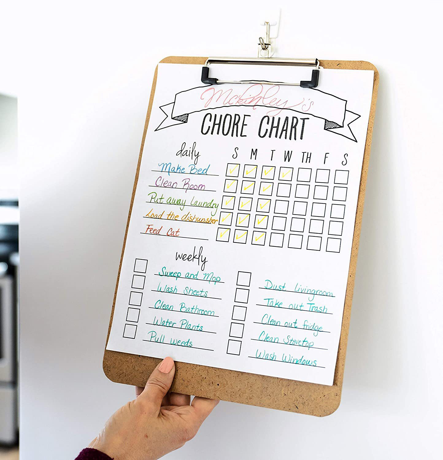 Wooden Clipboard - Image 5
