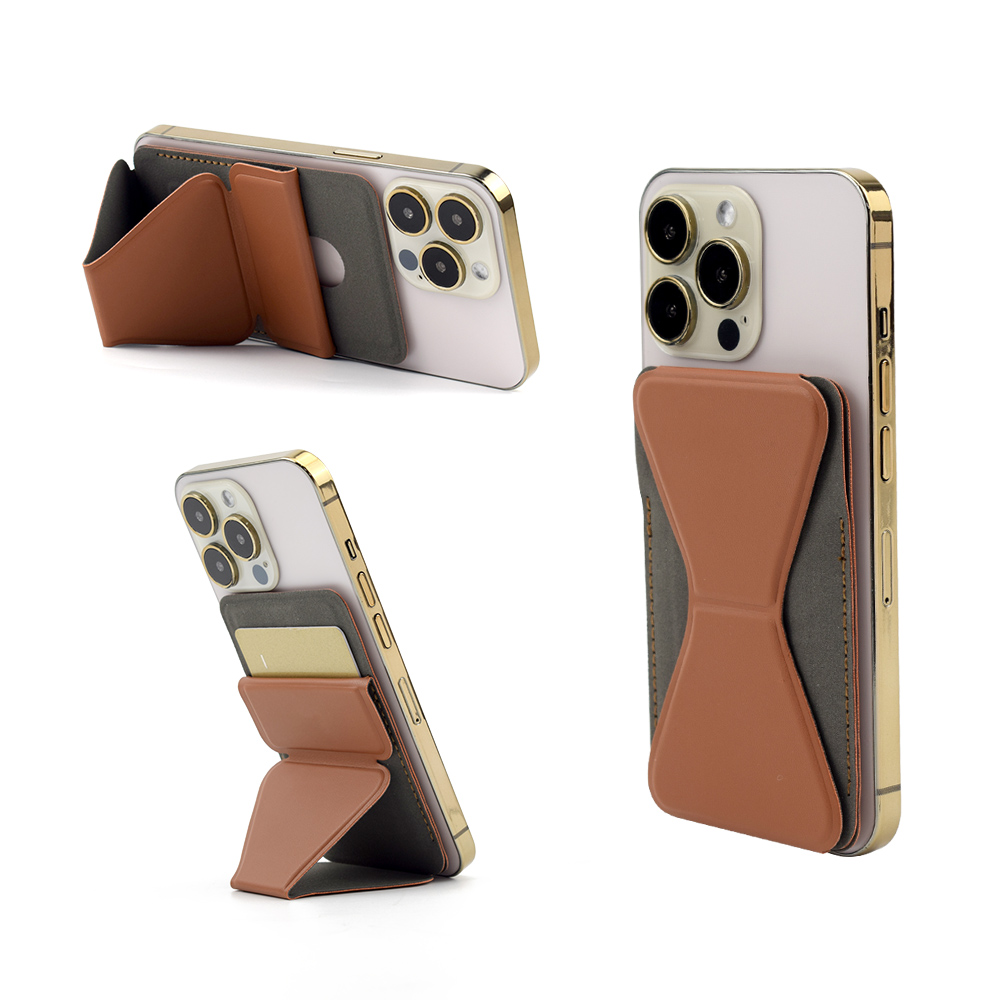 PU Magsafe Phone Stand Card Holder - Image 5