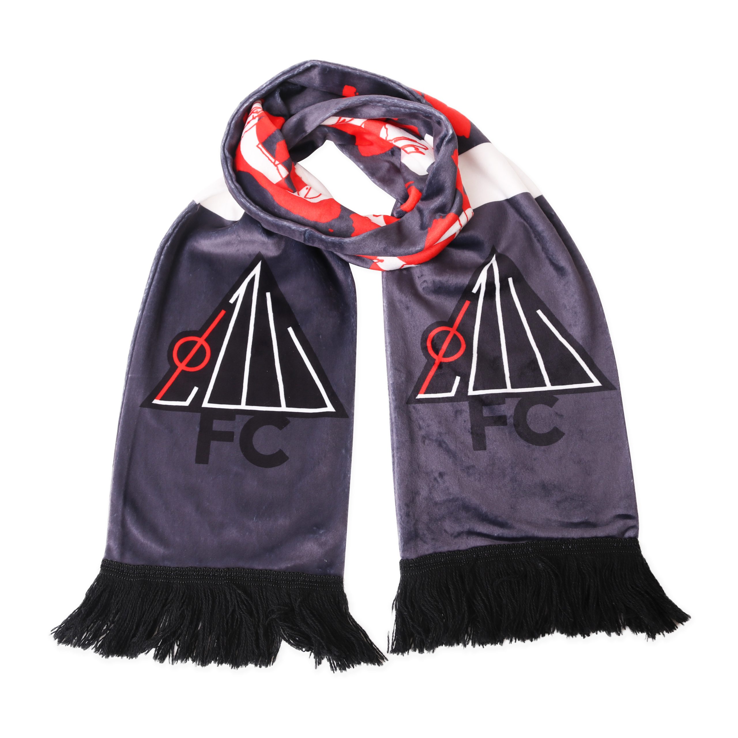 Silver Fox Velvet Scarf - Image 3