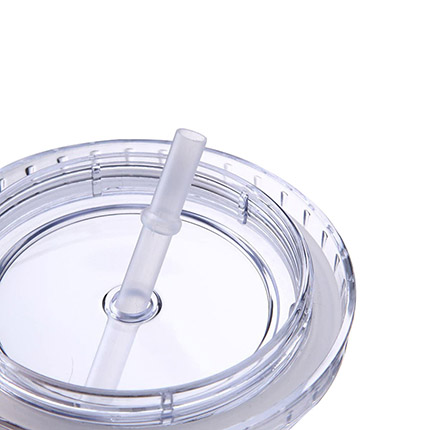 16oz Plastic Cups with Lids & Straws - Image 16