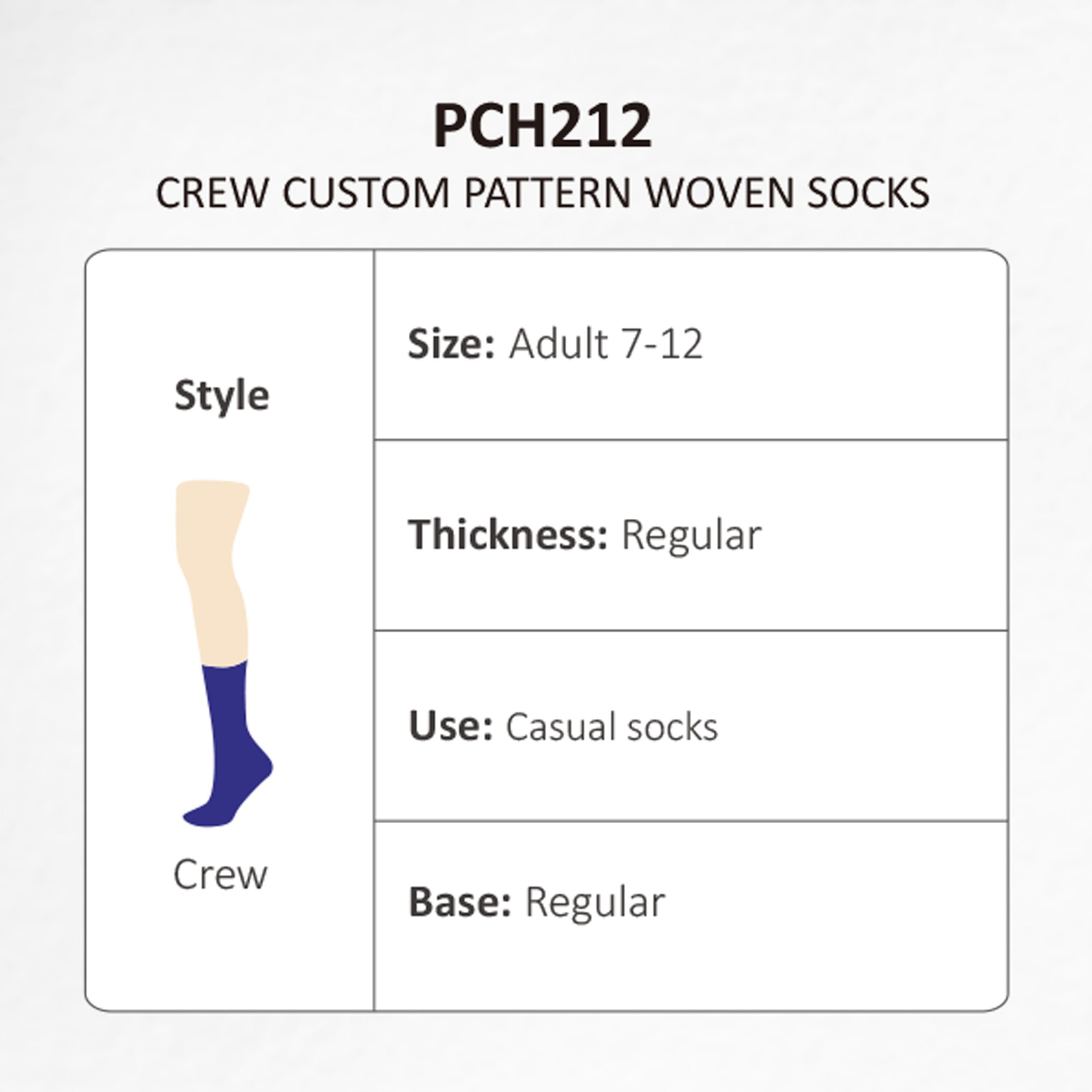 Crew Custom Pattern Woven Socks - Image 11