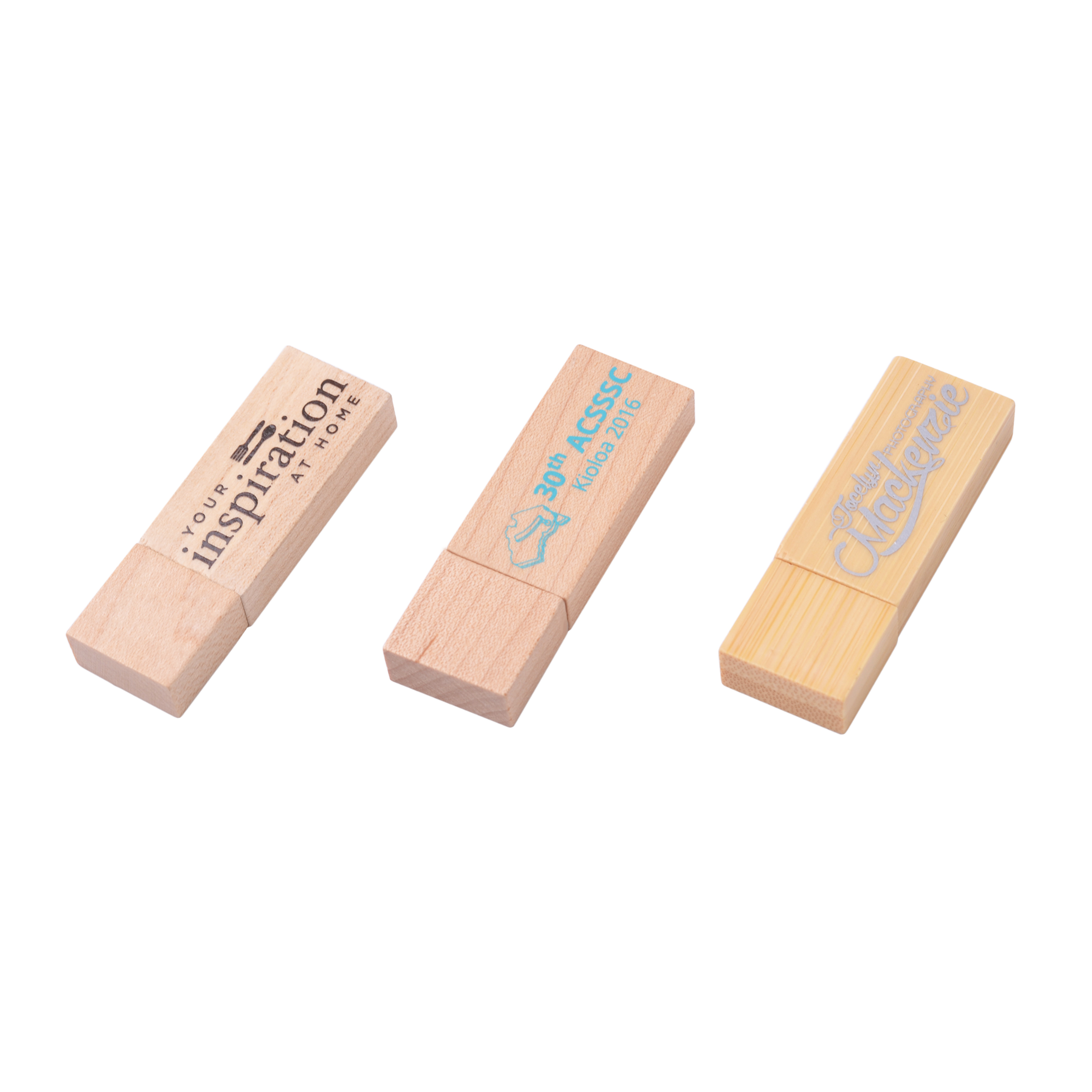 Rectangle Wooden Flash Drive - Image 9