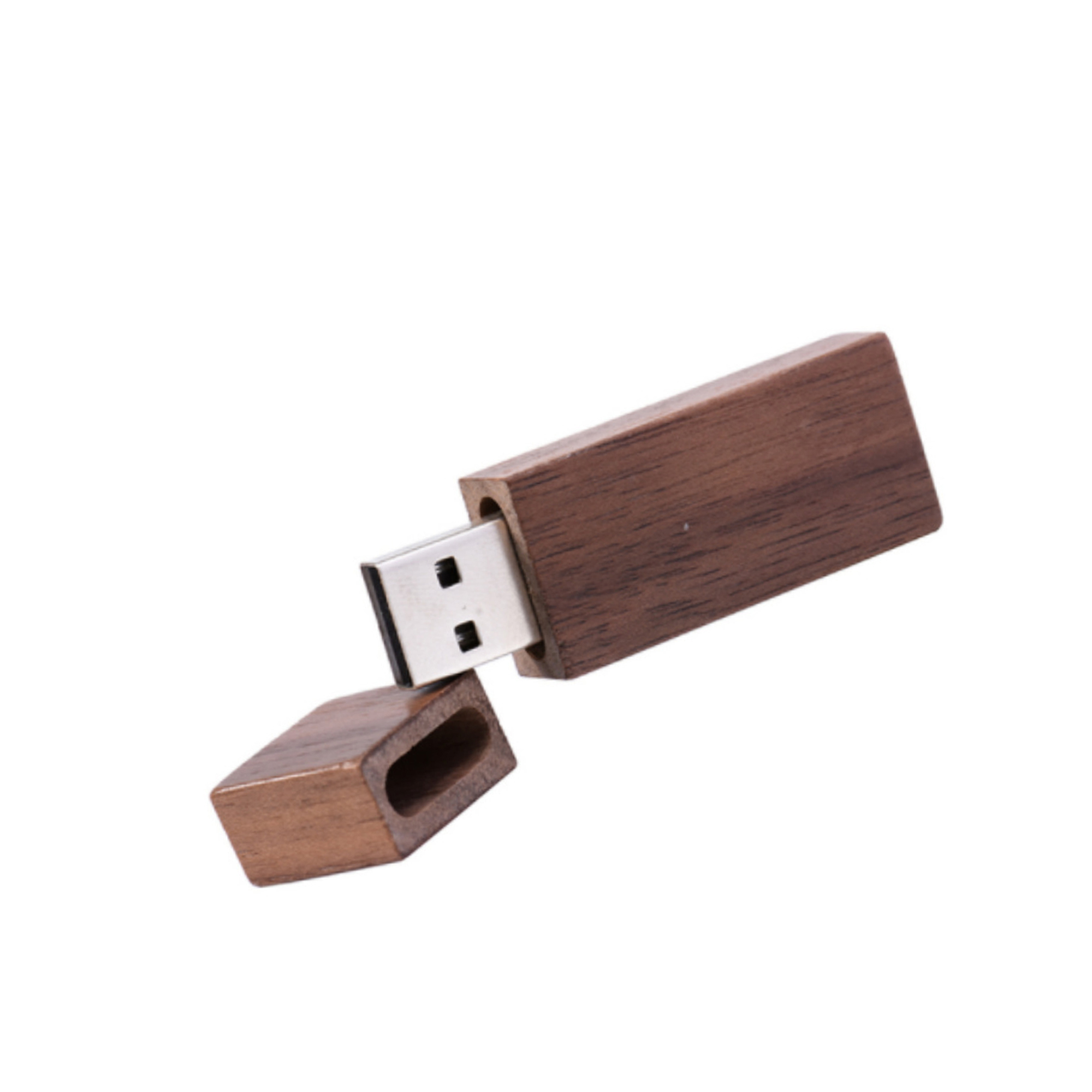 Rectangle Wooden Flash Drive - Image 5