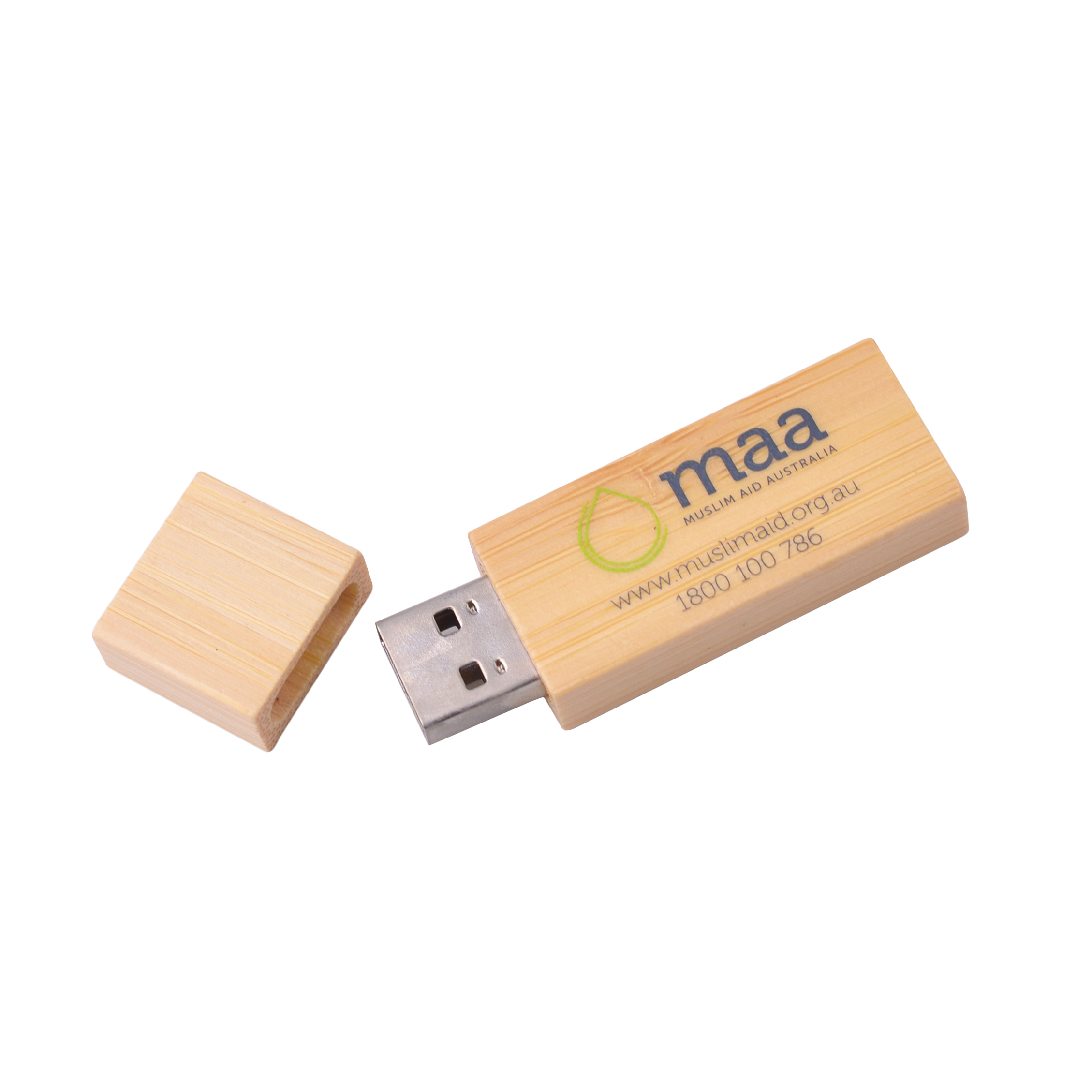 Rectangle Wooden Flash Drive - Image 10