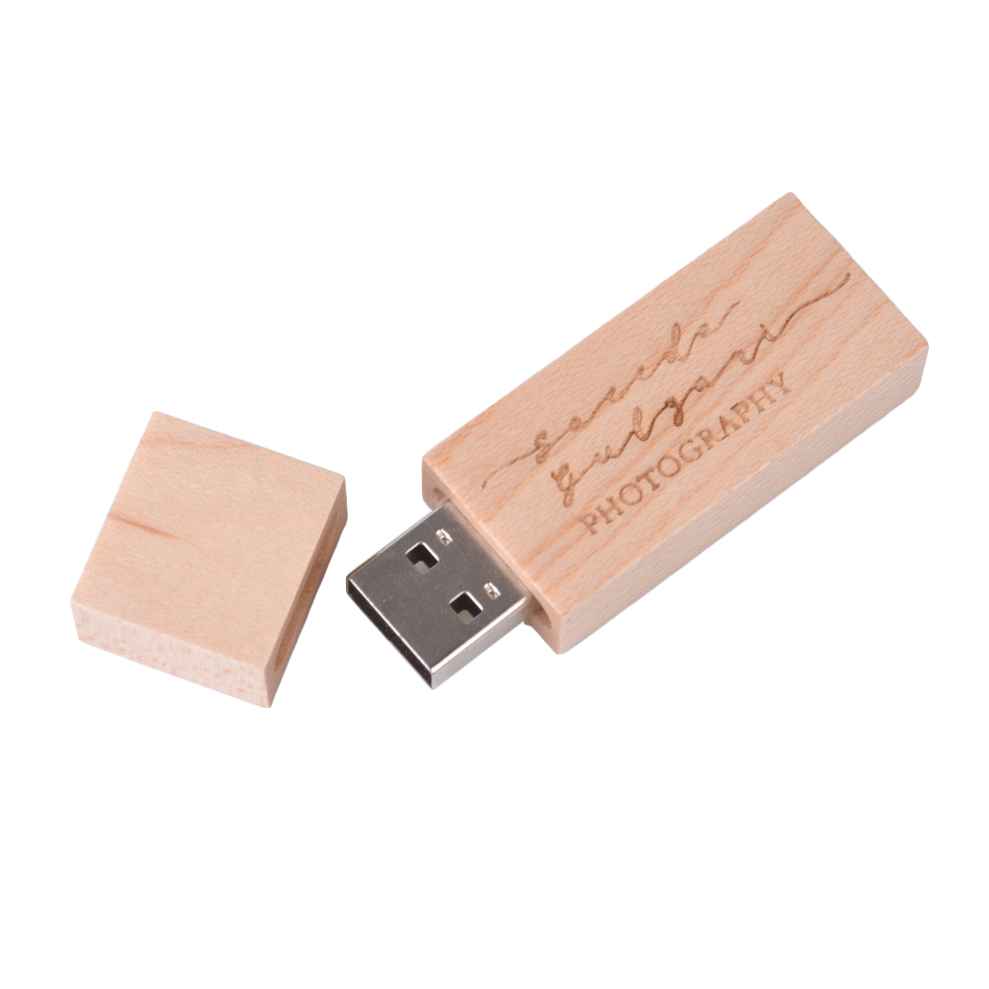 Rectangle Wooden Flash Drive - Image 11