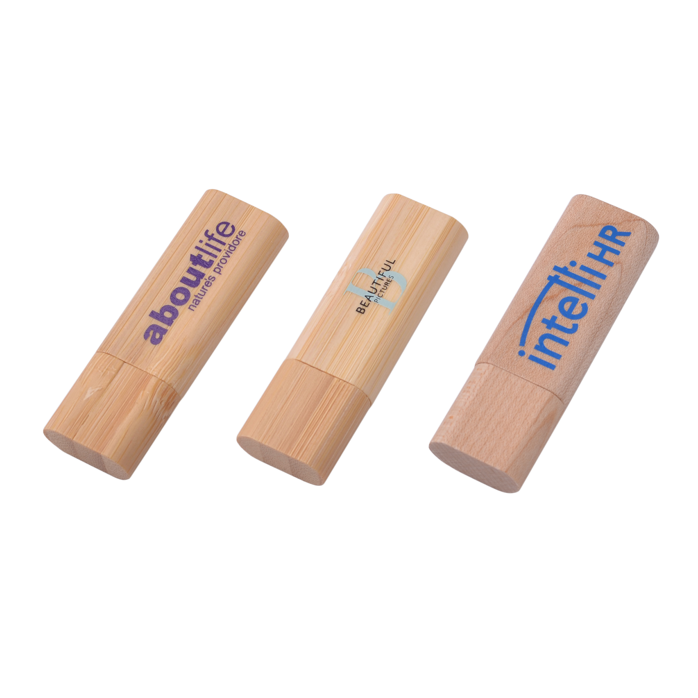 Rounded Wooden Flash Drive - Image 10