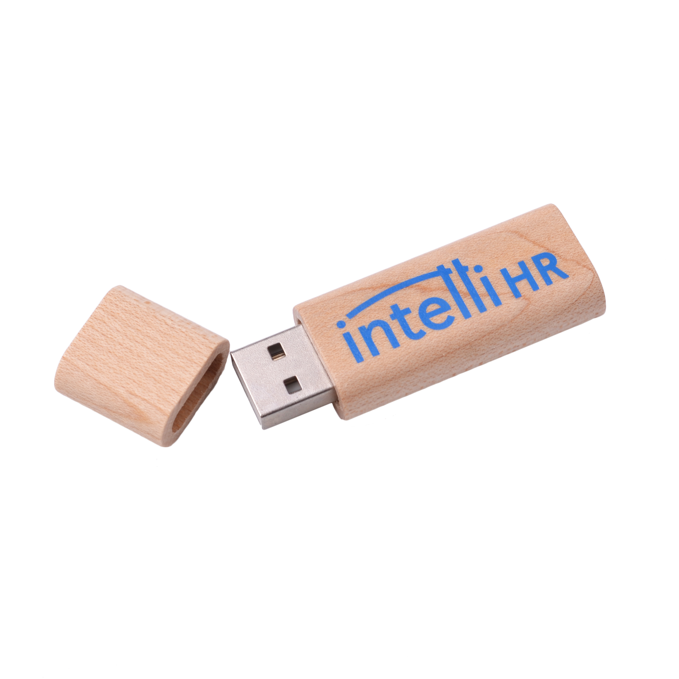 Rounded Wooden Flash Drive - Image 8