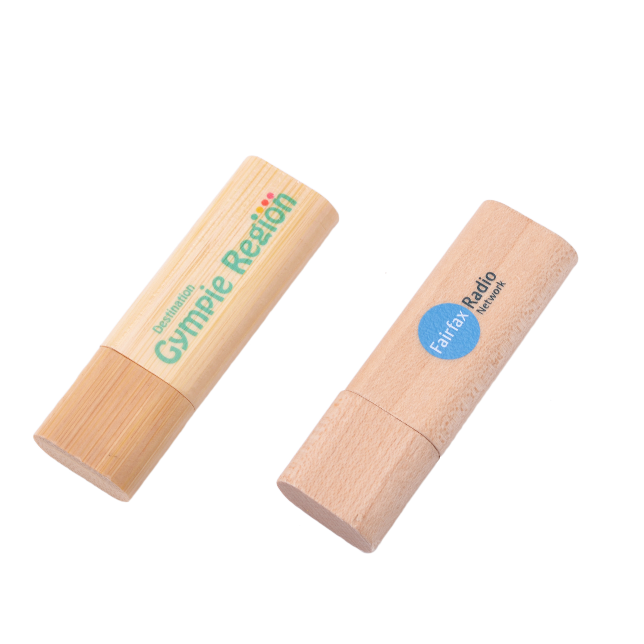 Rounded Wooden Flash Drive - Image 9