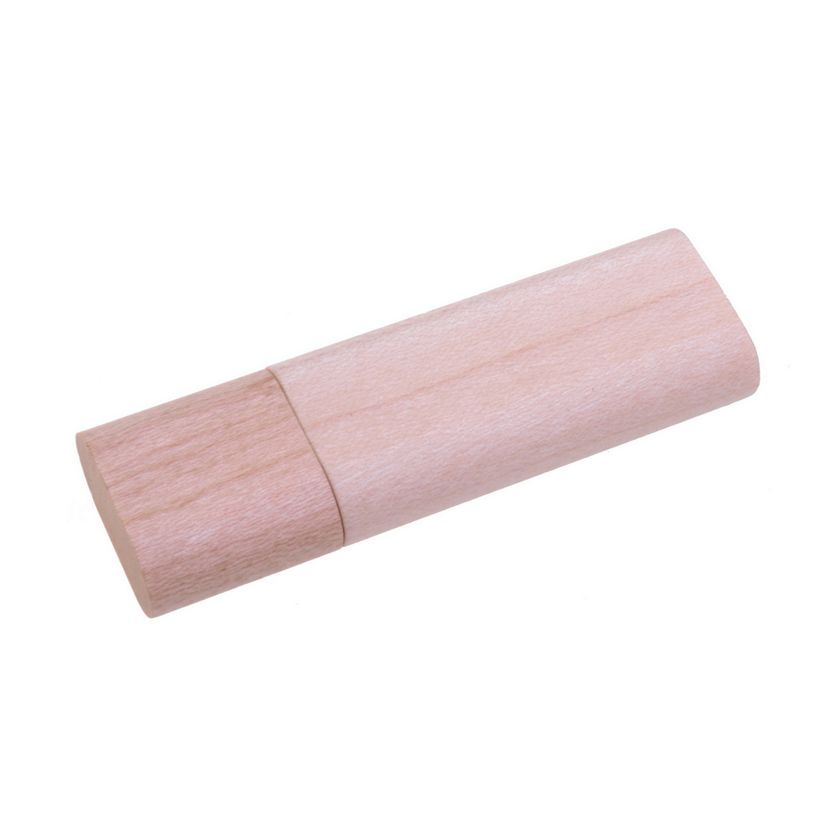Rounded Wooden Flash Drive - Image 6