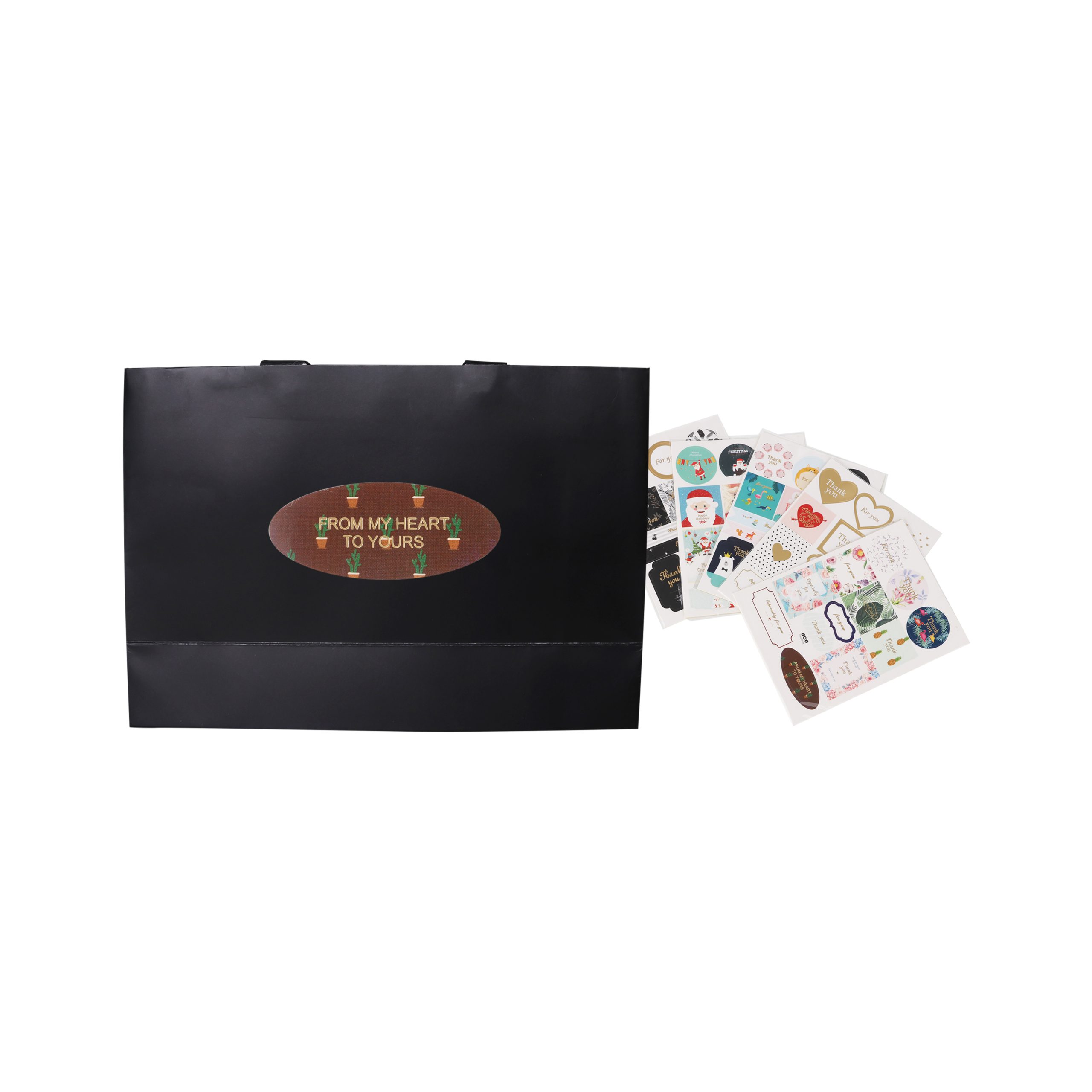 Medium Paper Bag with Flat Handle(320 x 220 x 100mm) - Image 4