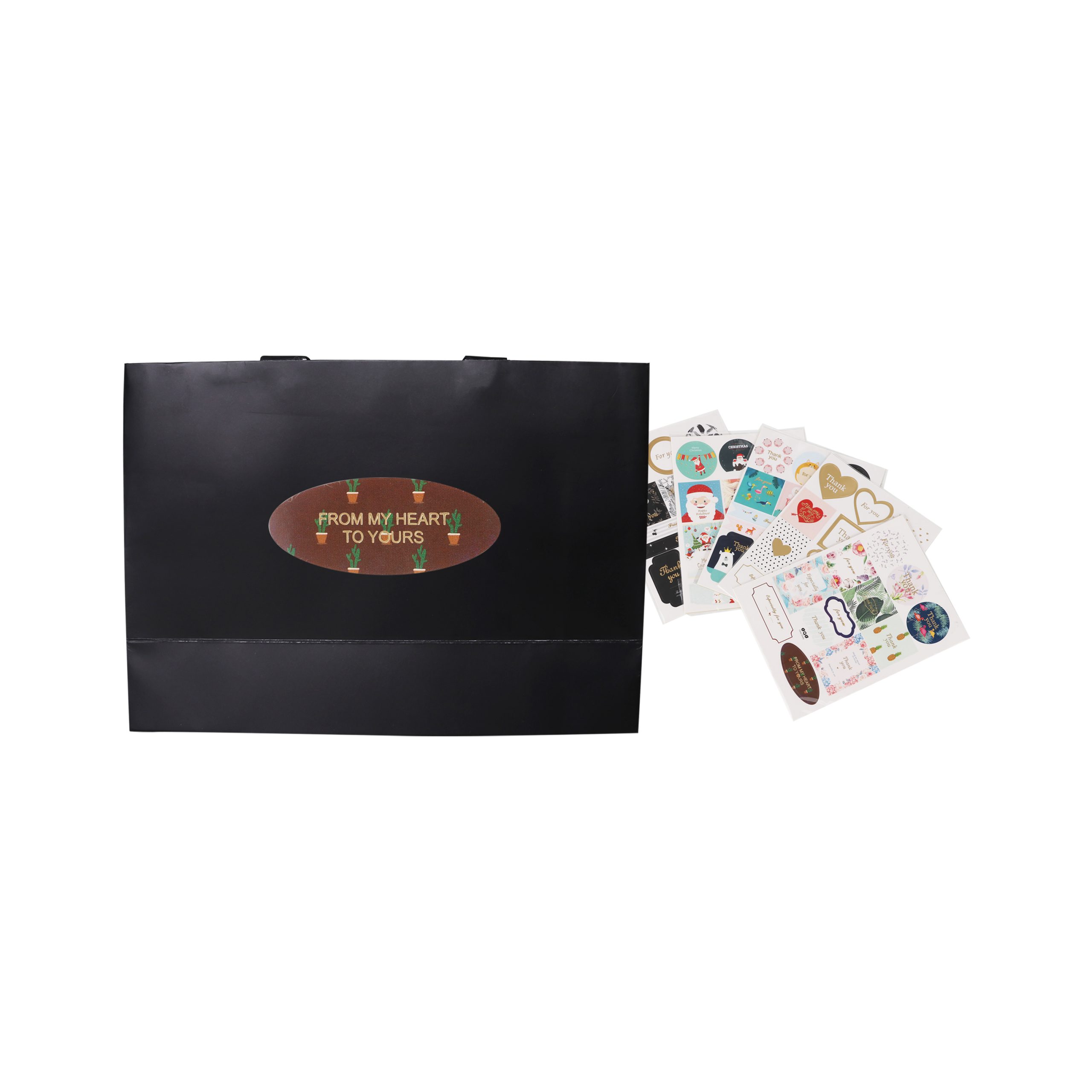Large Paper Bag with Flat Handle(380 x 270 x 120mm) - Image 4