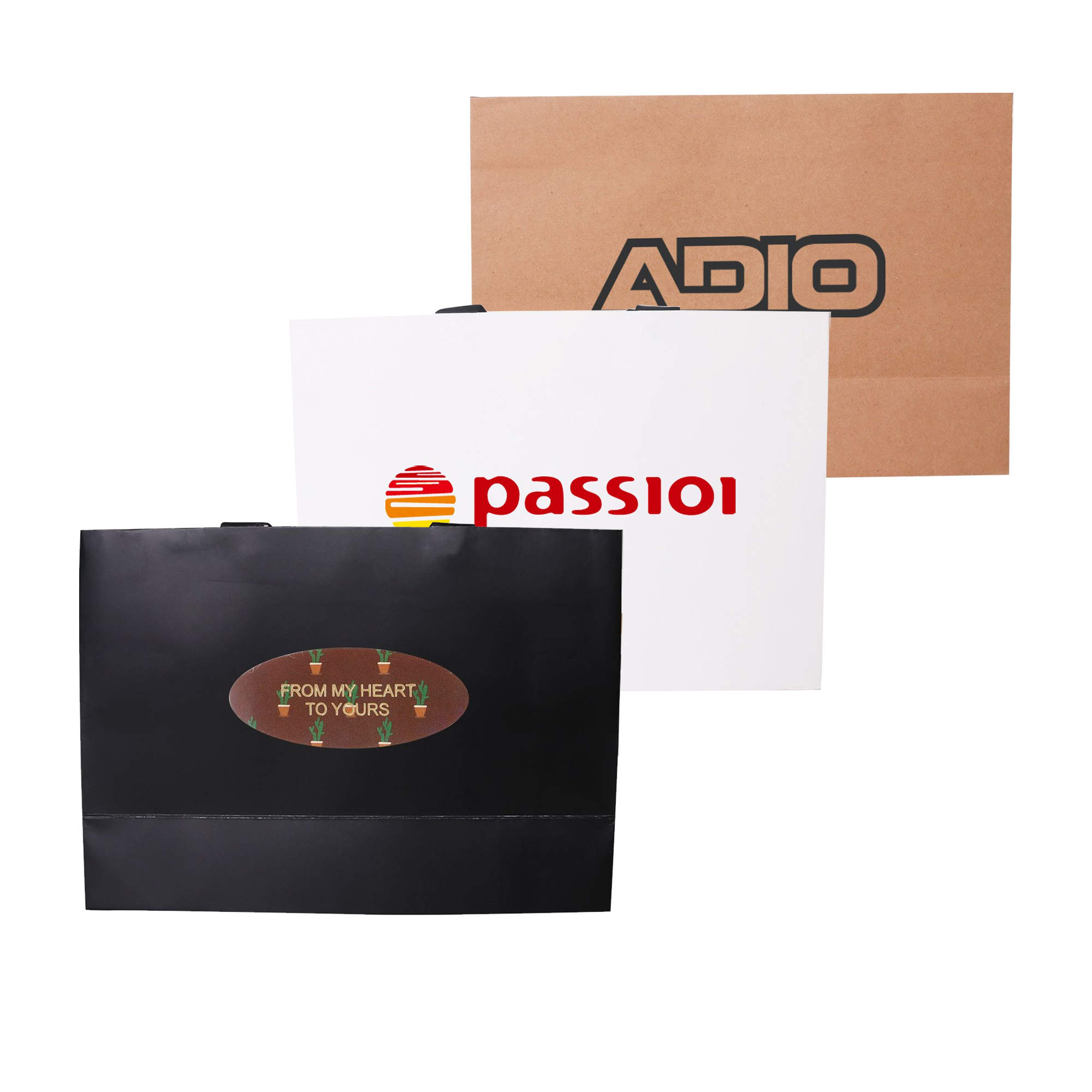 Large Paper Bag with Flat Handle(380 x 270 x 120mm)