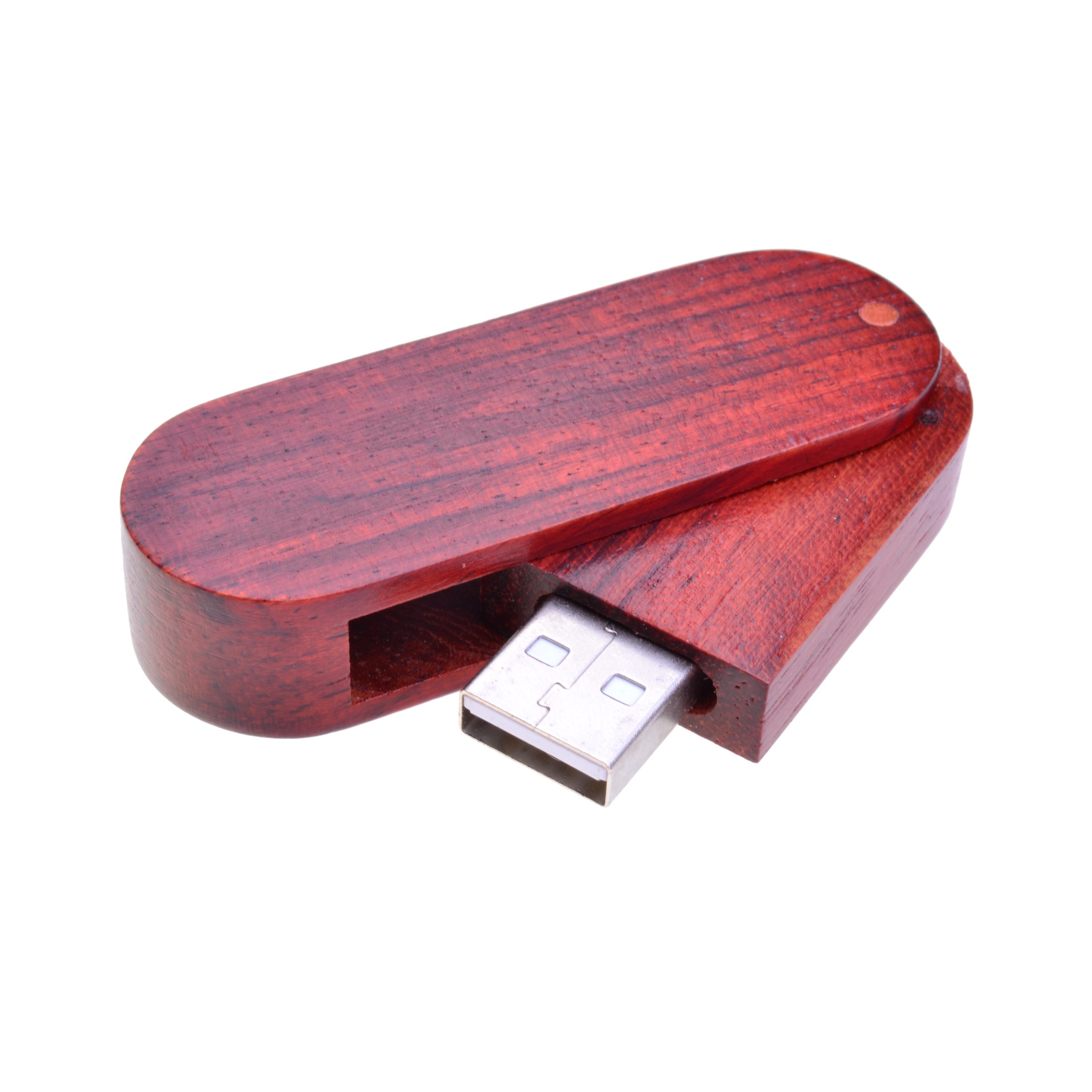 Swivel Wooden Flash Drive - Image 4