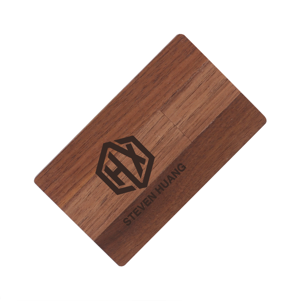 Wooden Credit Card Flash Drive - Image 6