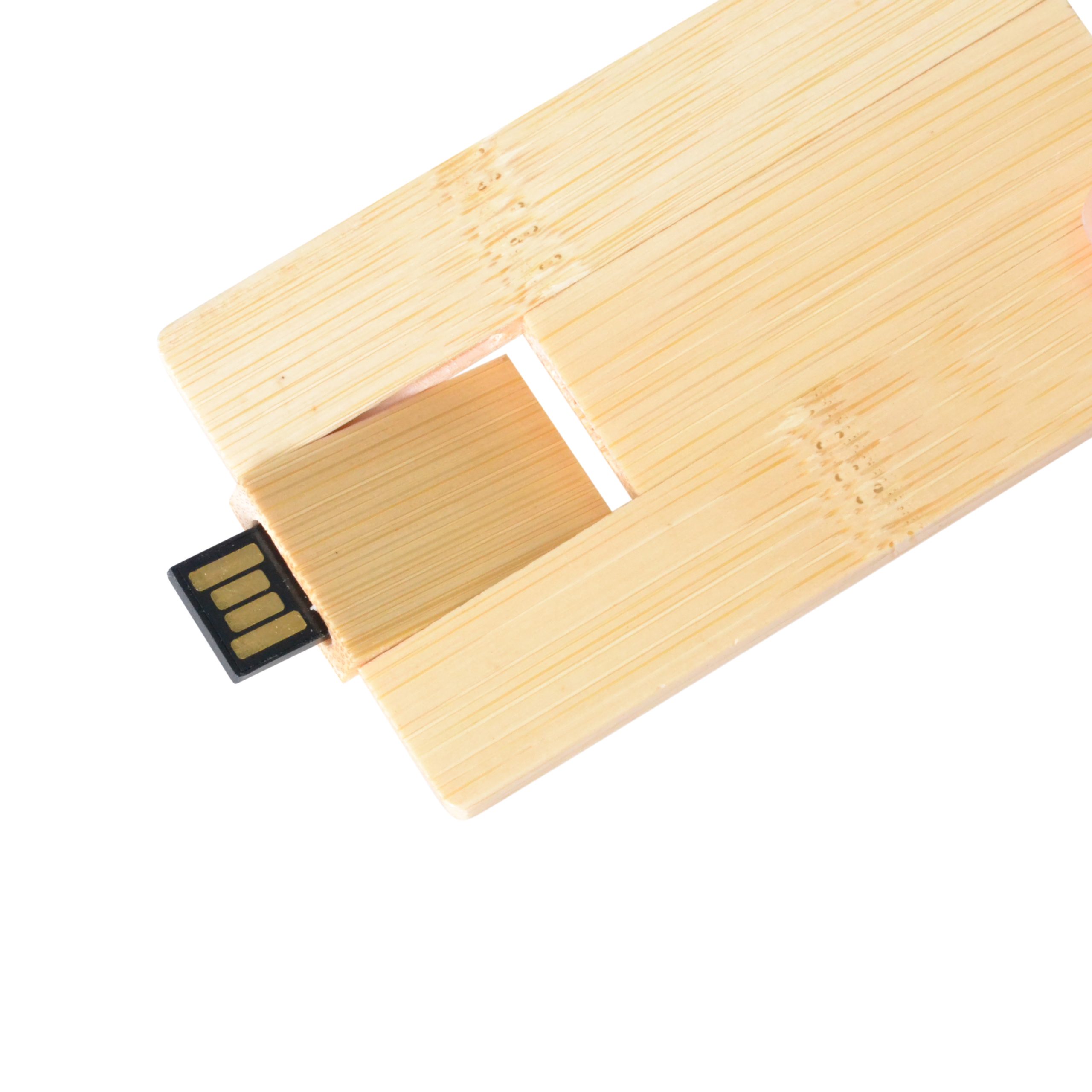 Wooden Credit Card Flash Drive - Image 2