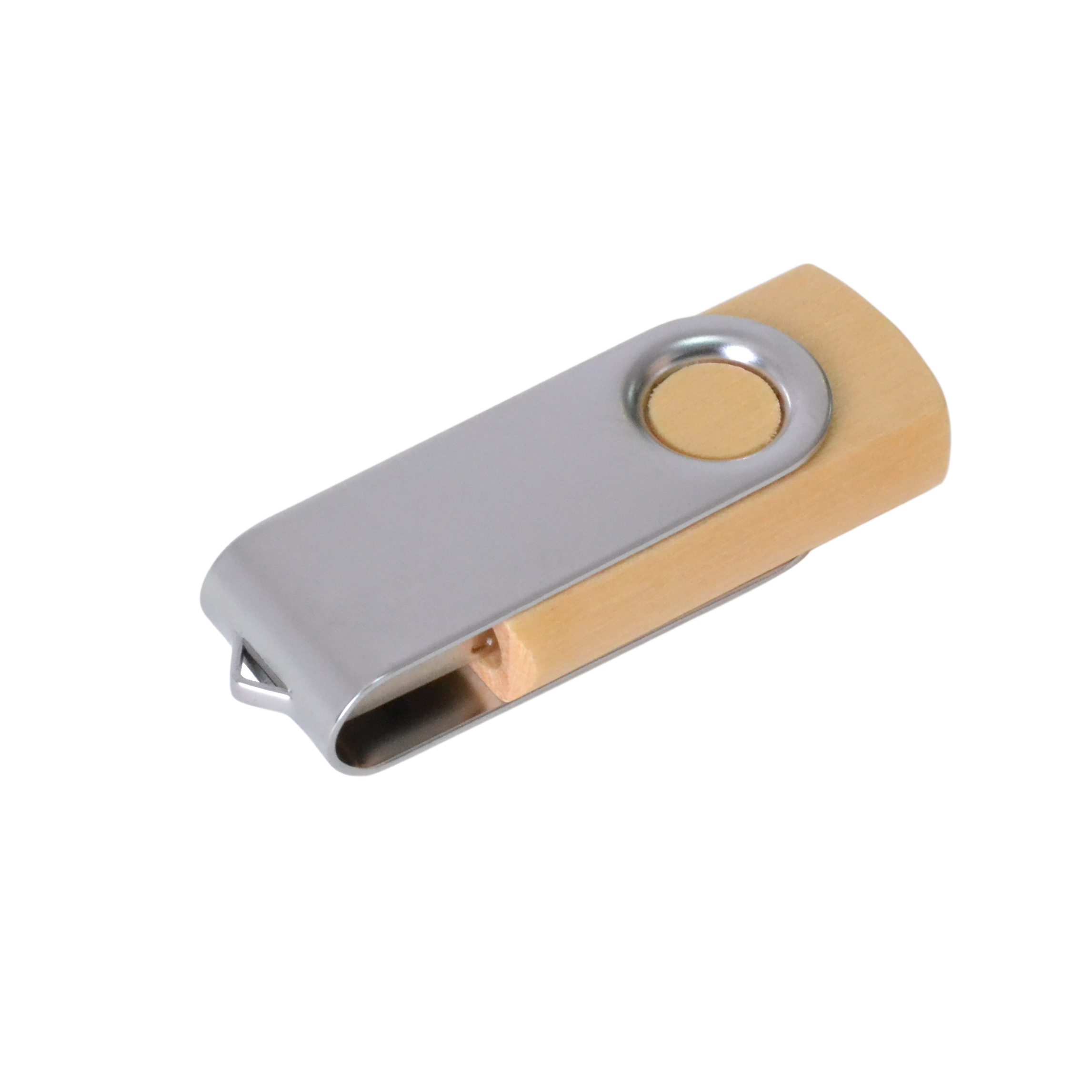 Metal Swivel Wooden Flash Drive - Image 10