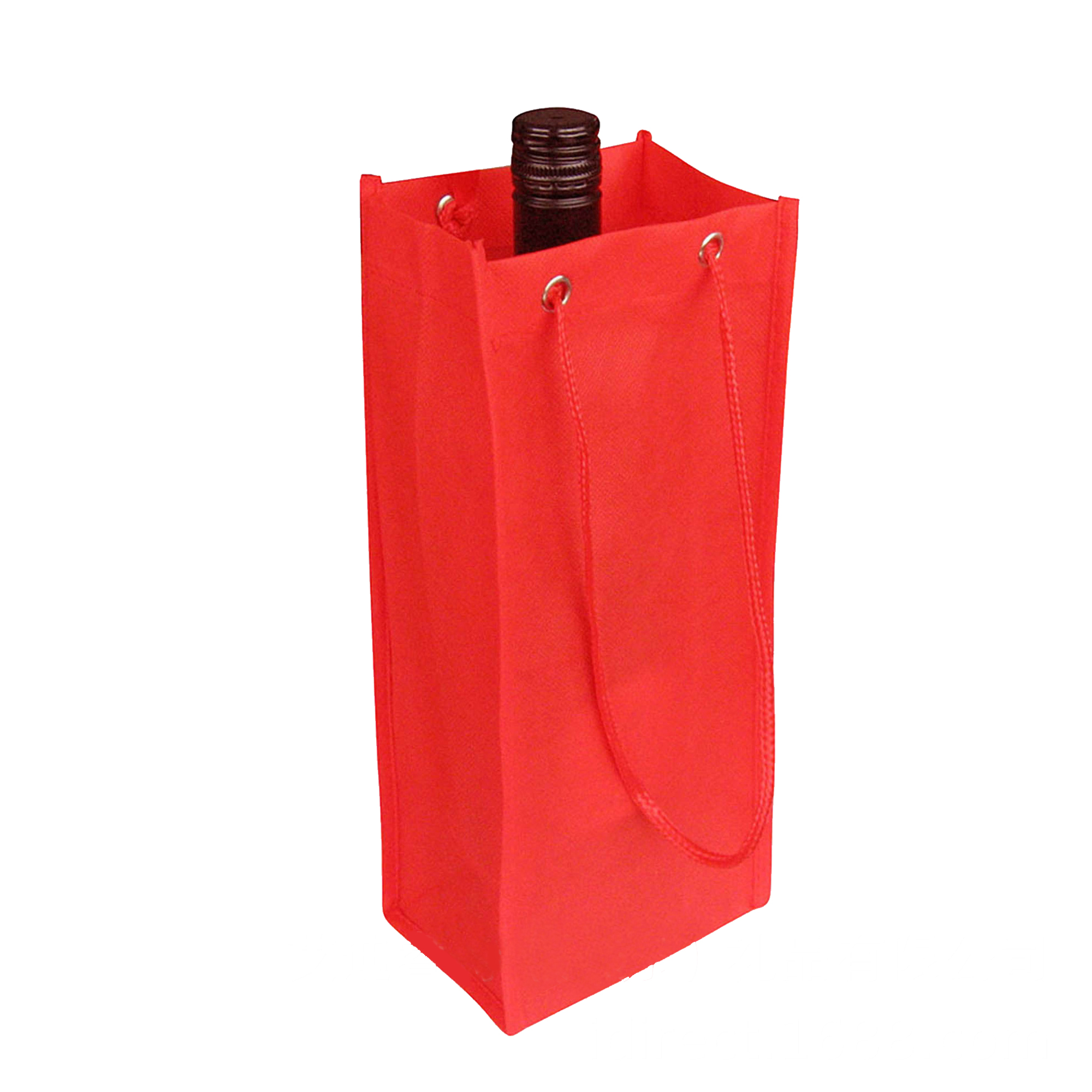Non Woven Single Bottle Bag with Rope Handle - Image 8
