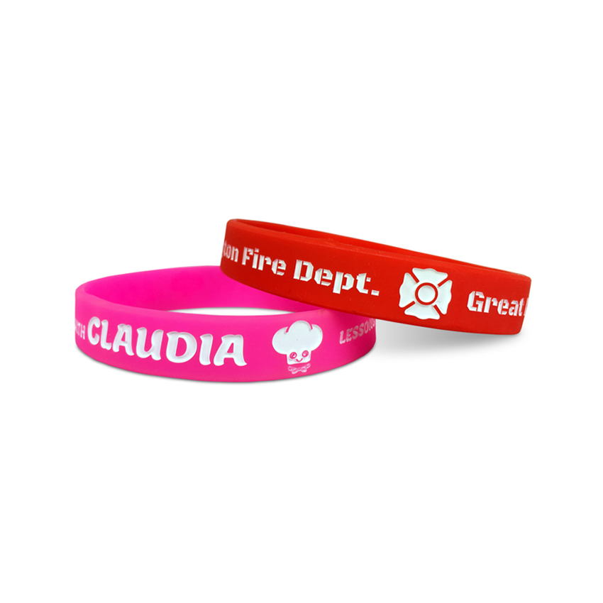 Debossed Colour Filled Wristband - Image 7