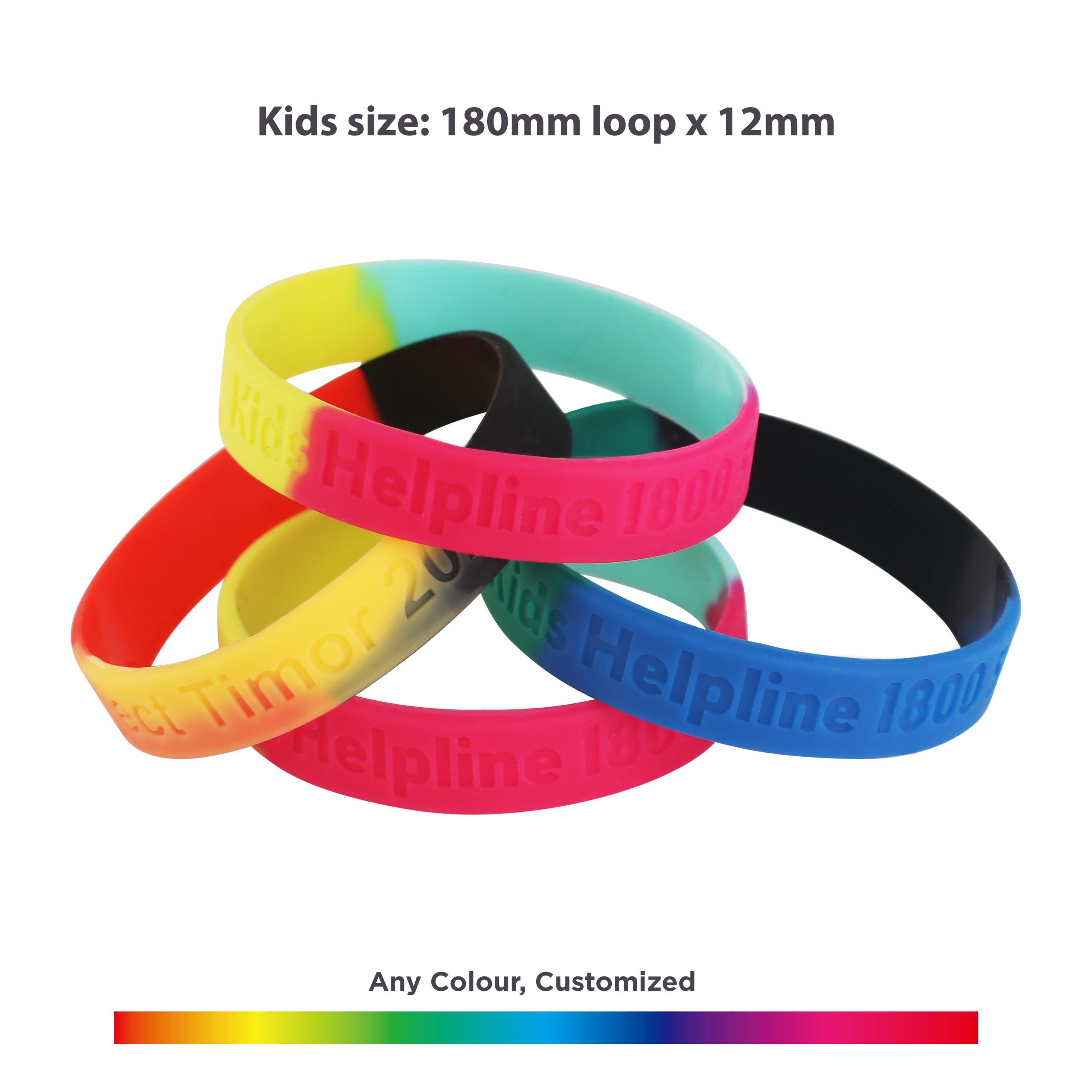 Sectional Coloured Wristband - Image 3