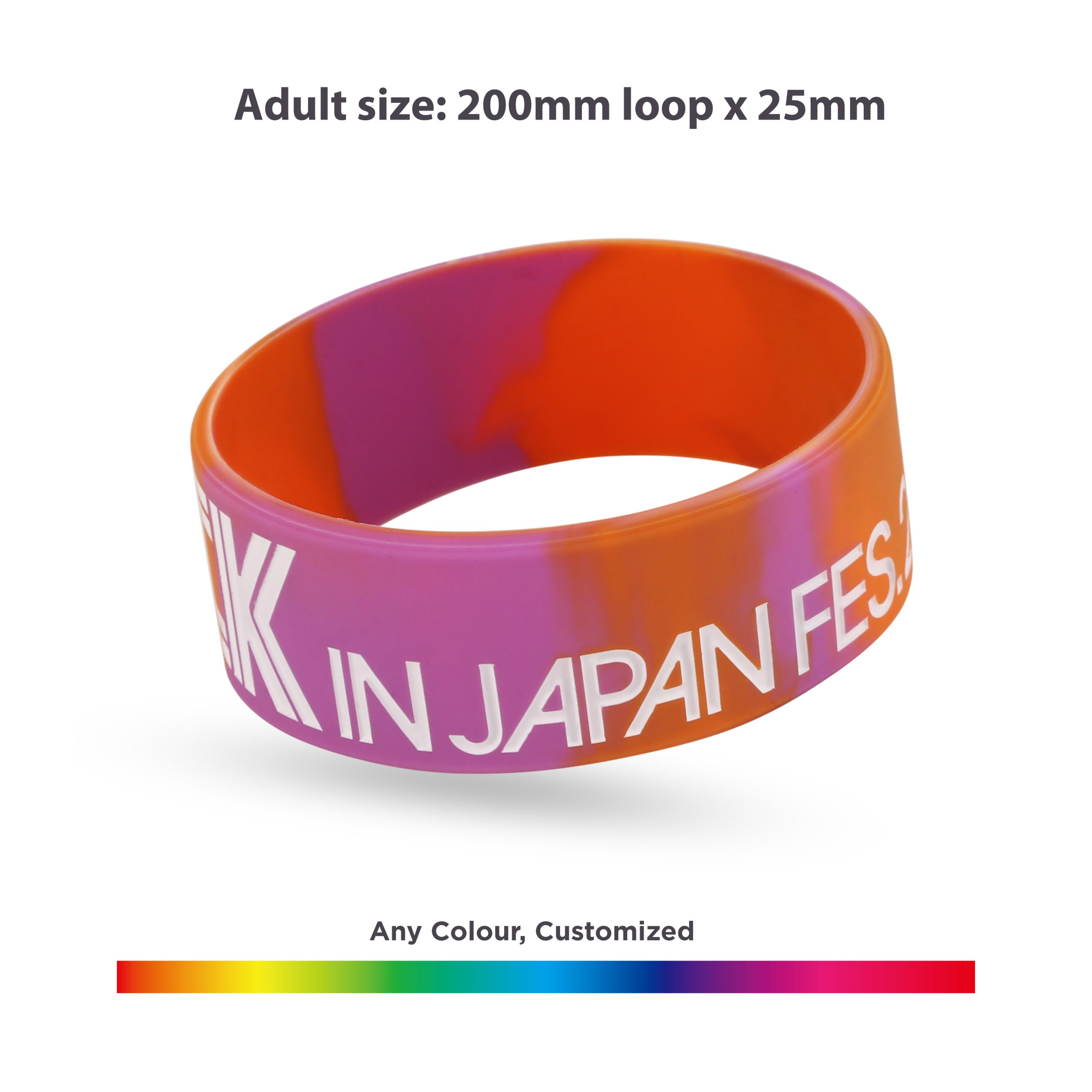 Marble Coloured Wristband - Image 3