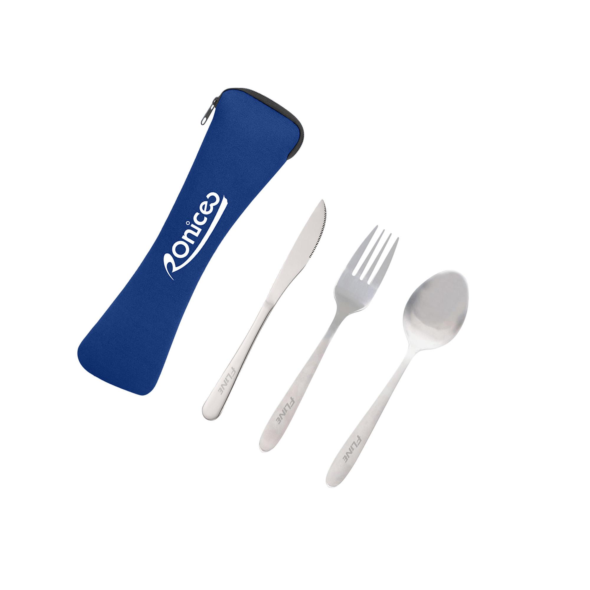 3 piece Stainless Steel Travel Utensils Set - Image 17