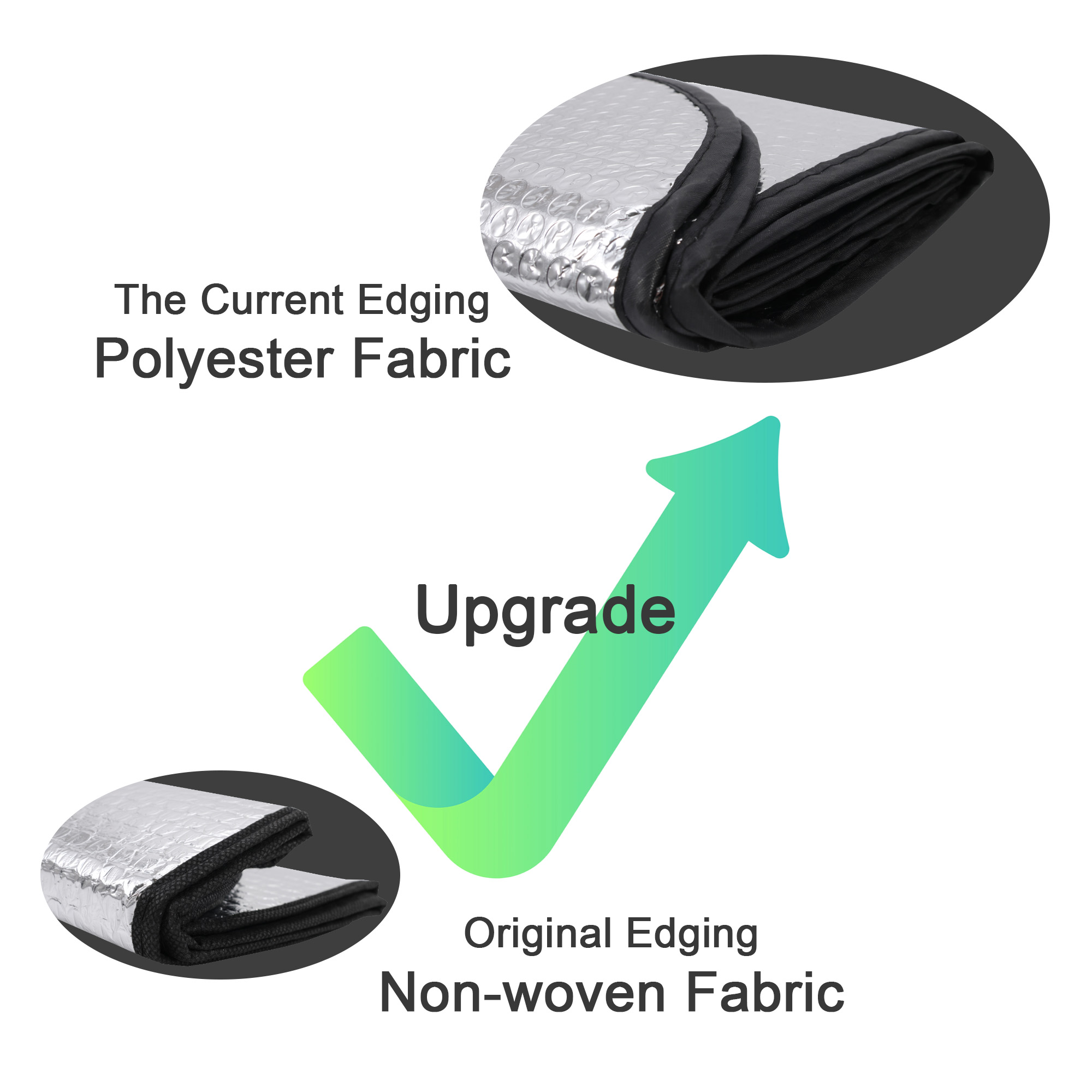 Bubble Aluminum Car Sunshade - Image 8