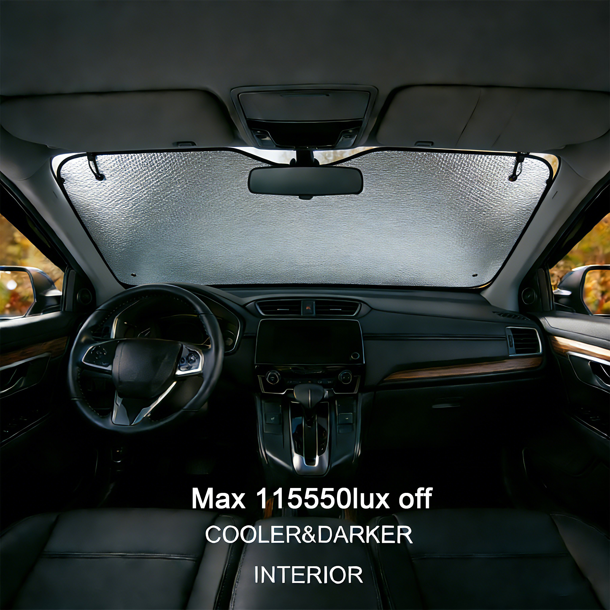 Bubble Aluminum Car Sunshade - Image 9