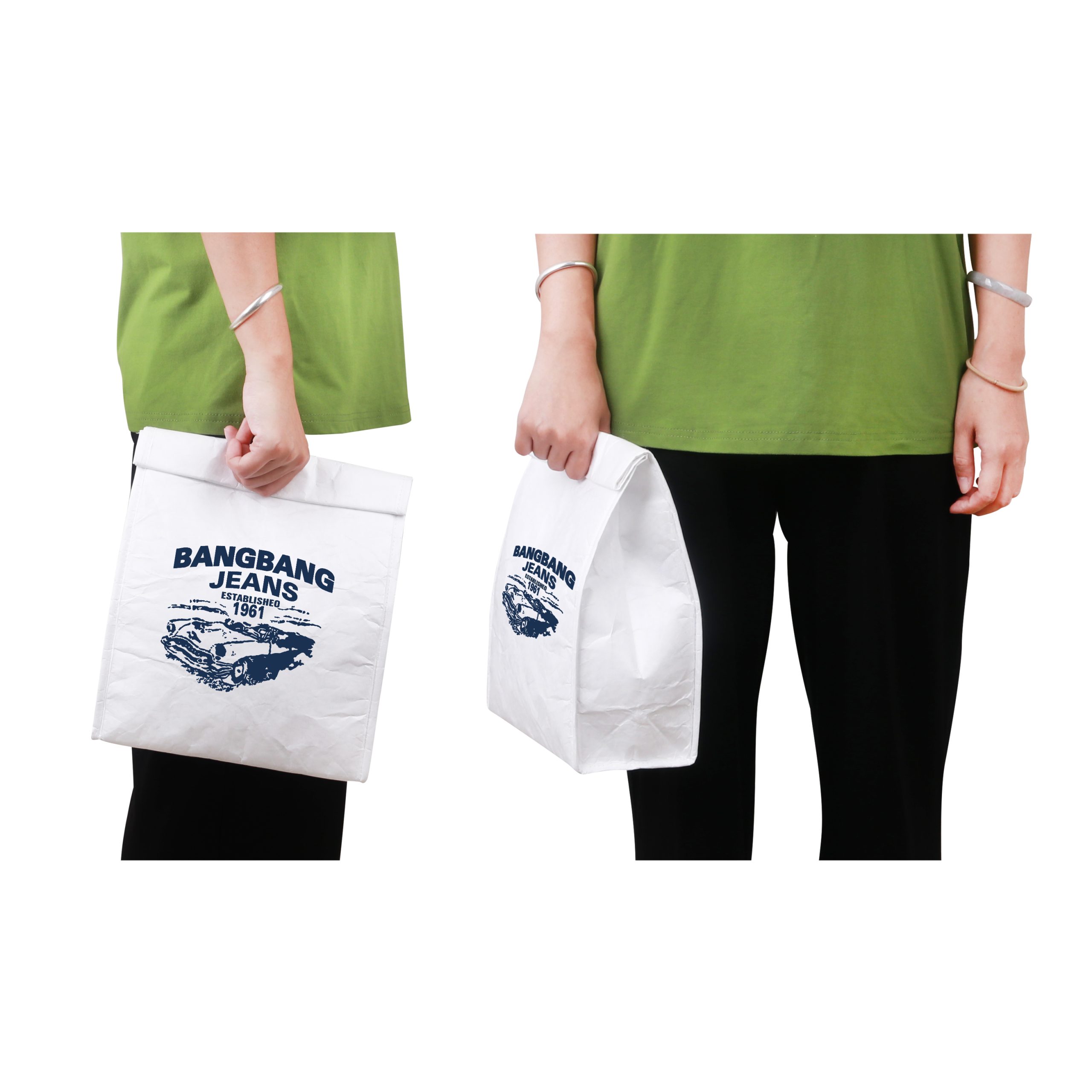 Larger Tyvek Cooler Lunch Bag(220x330x110mm) - Image 9