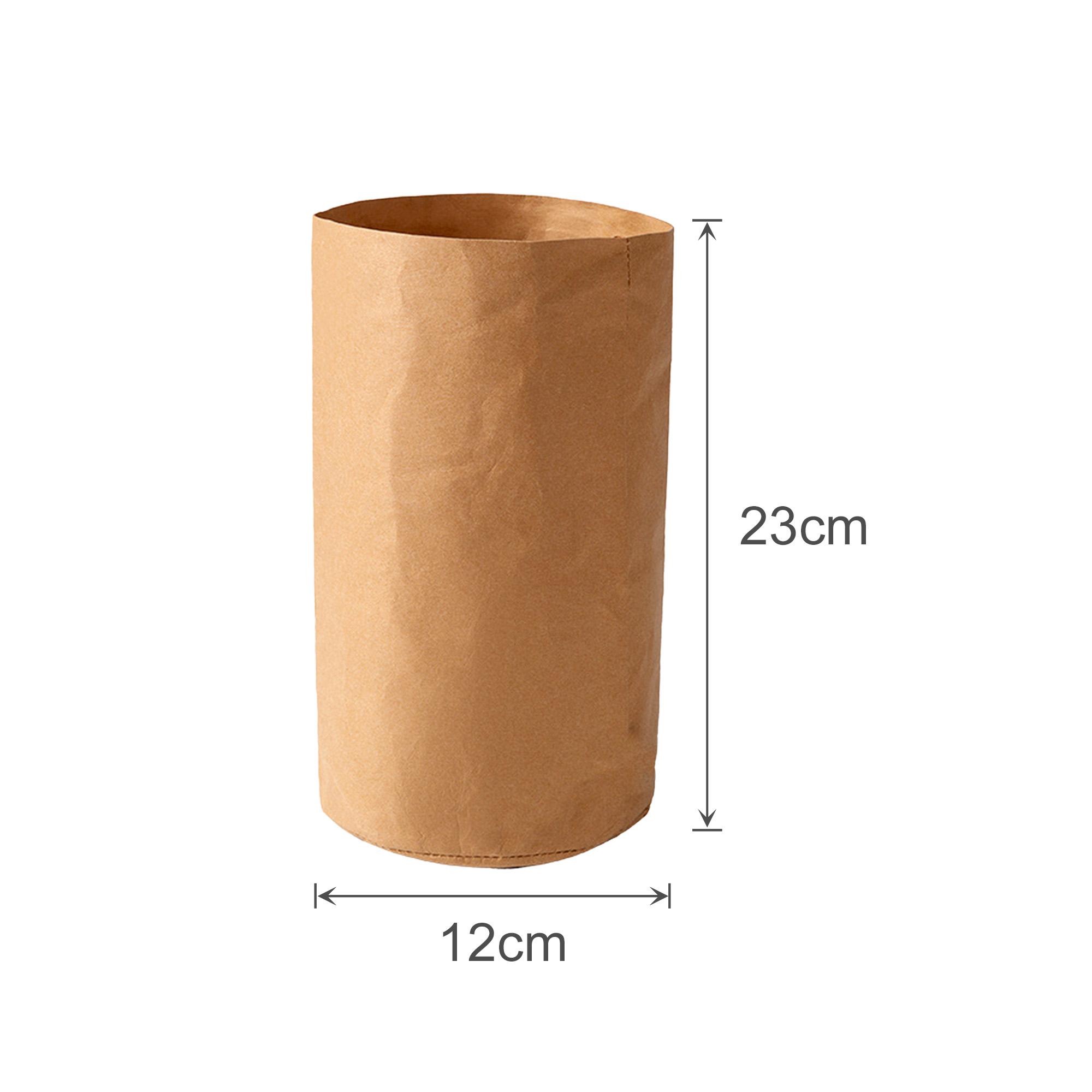 Small Washable Kraft Paper Bag(Dia 120 x 230 (H)mm) - Image 3