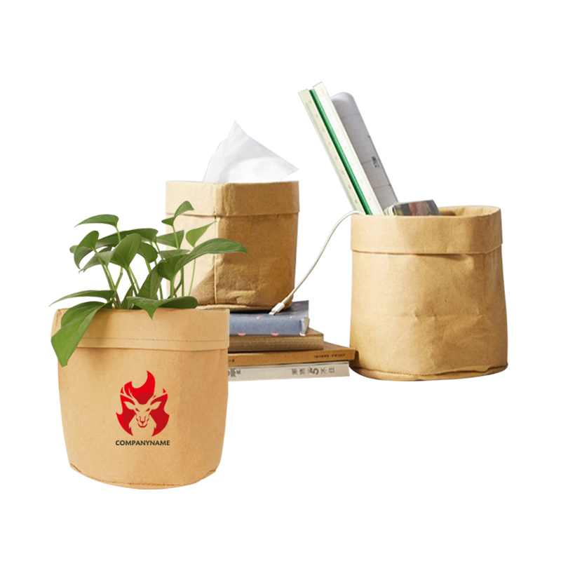 Small Washable Kraft Paper Bag(Dia 120 x 230 (H)mm) - Image 5