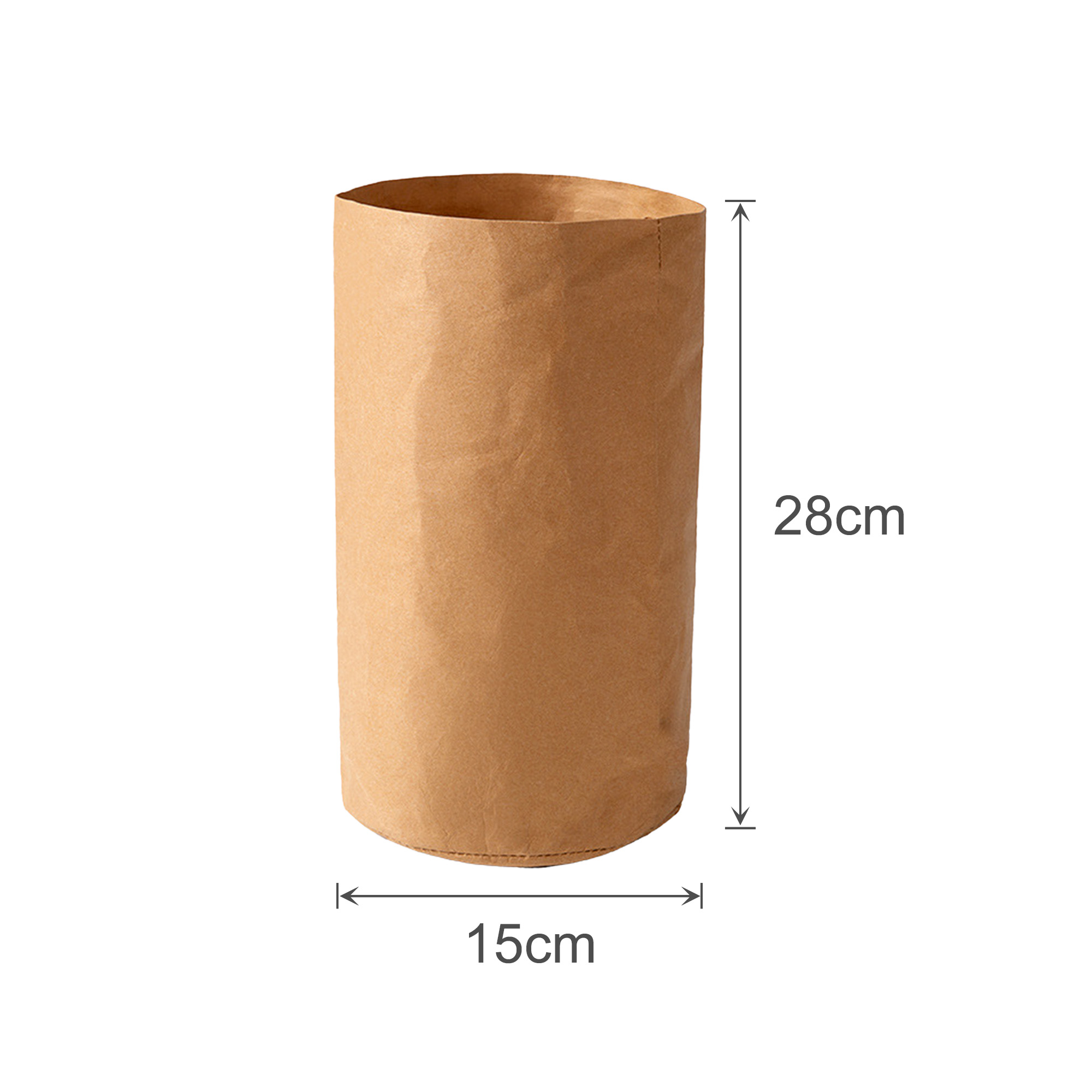 Large Washable Kraft Paper Bag(Dia 150 x H 280mm) - Image 3