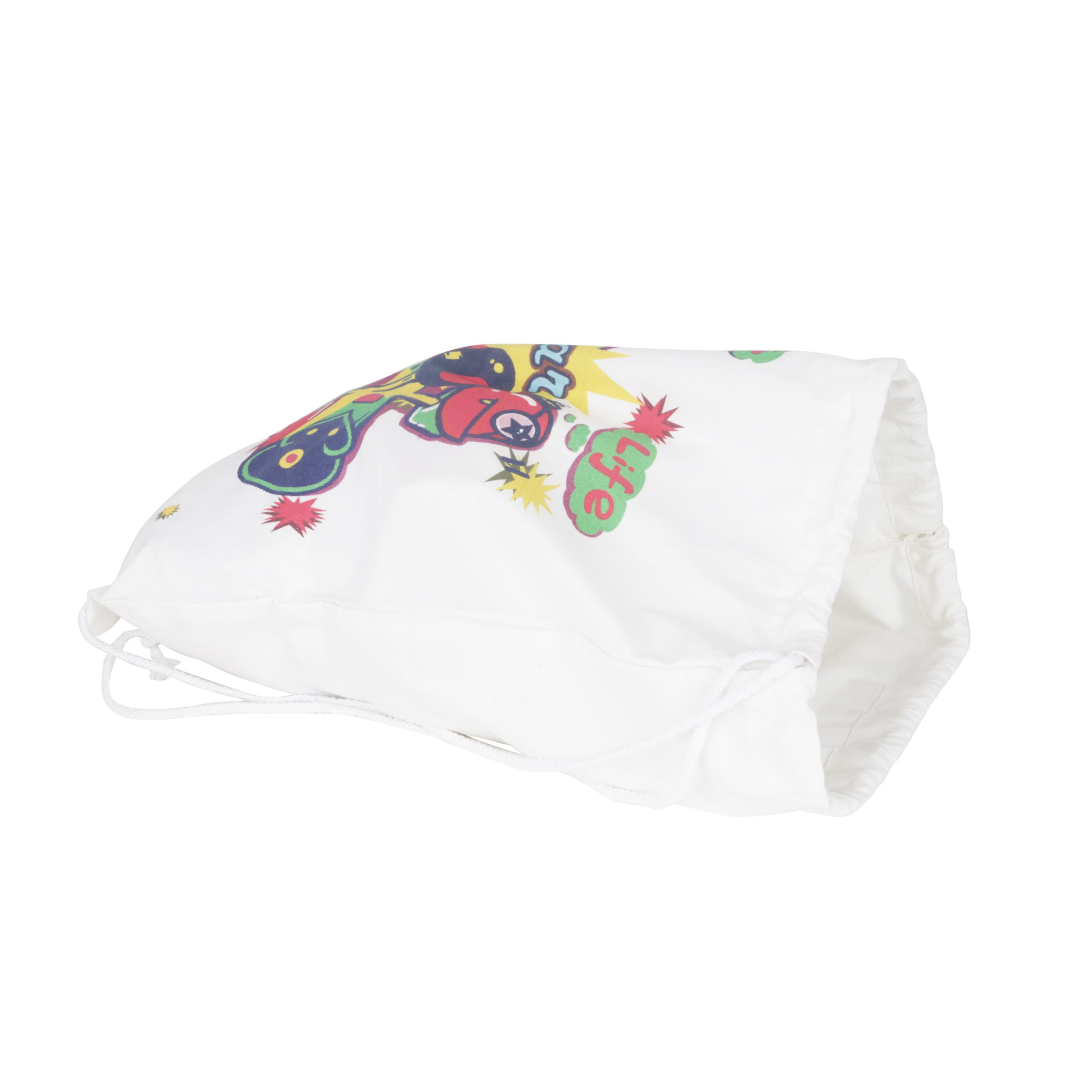 170gsm Digital Print Drawstring Cotton Bag - Image 6