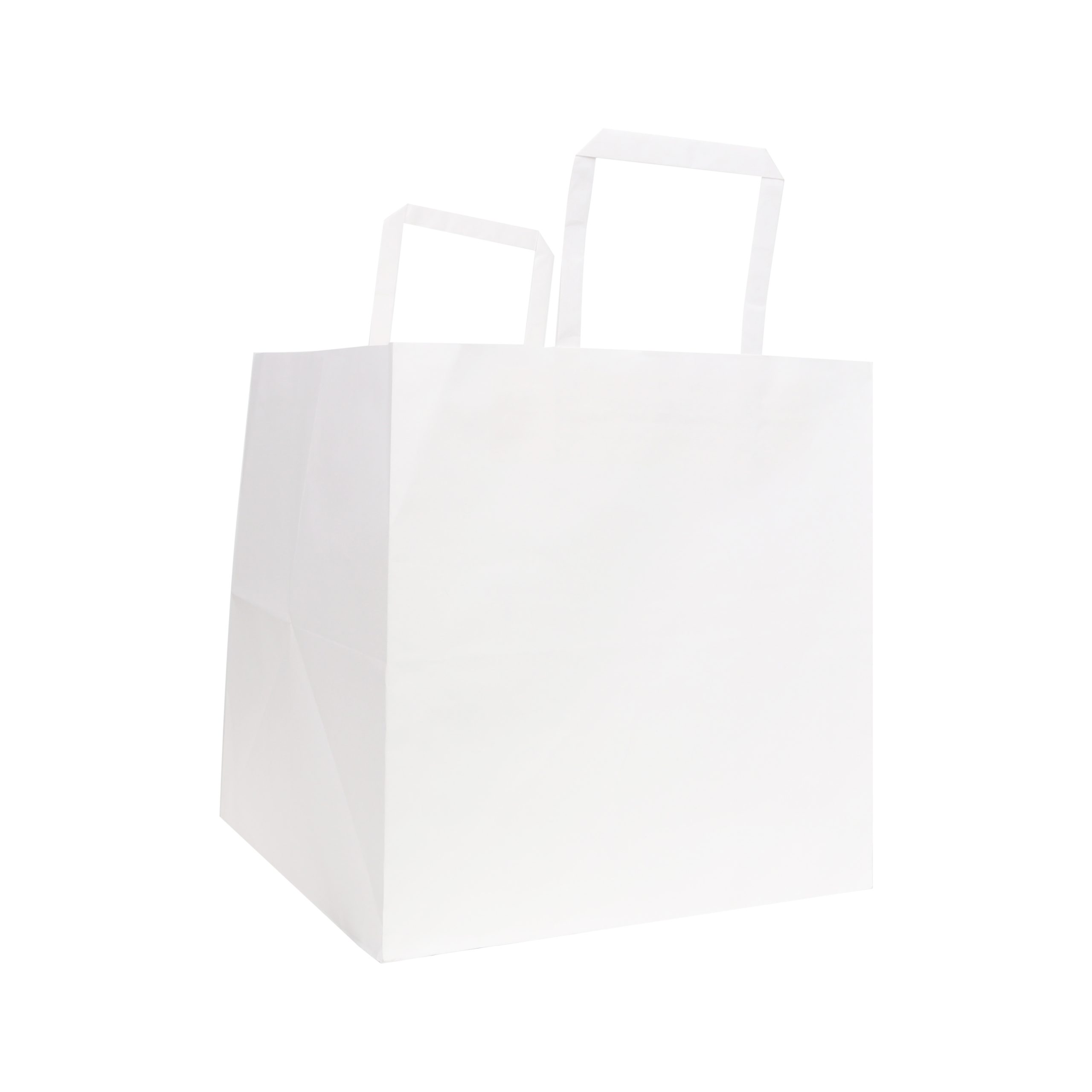 Flat Handle Kraft Paper Bag(250x250x250mm) - Image 3