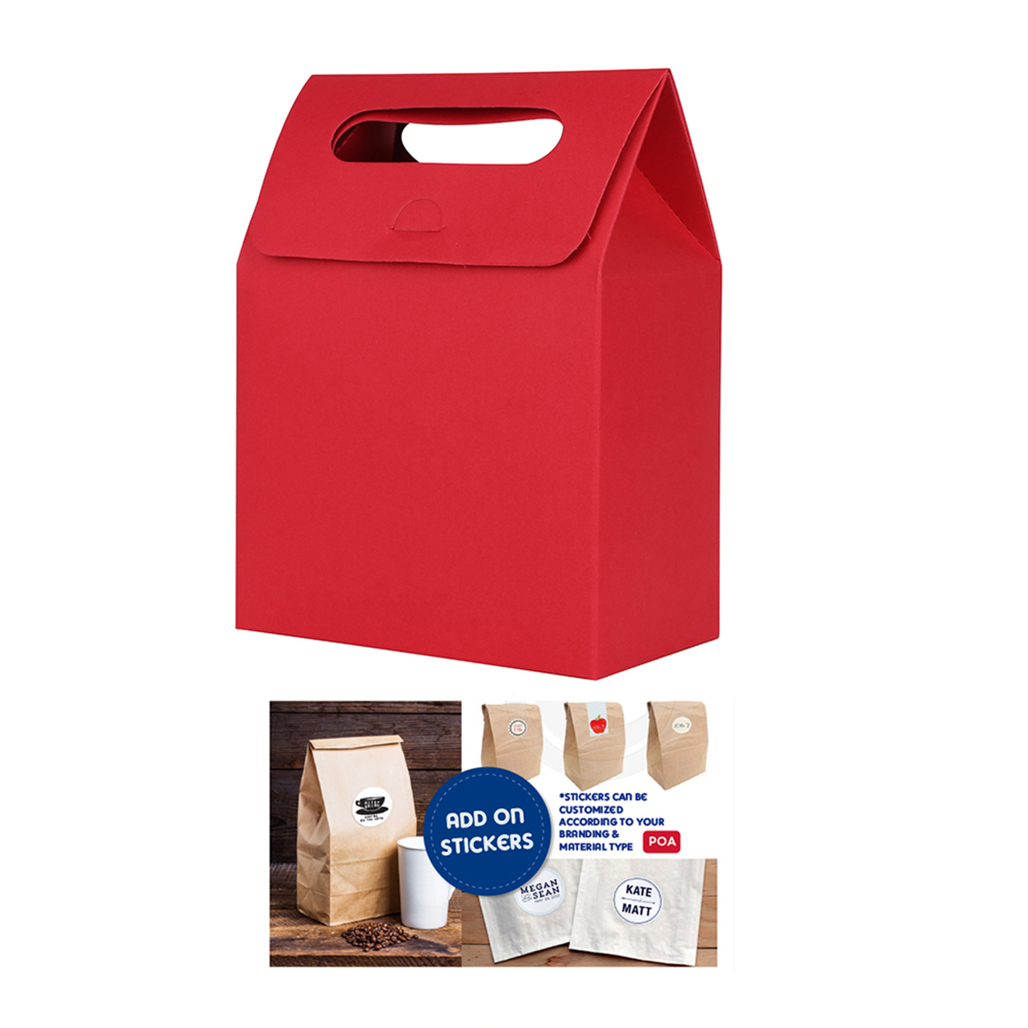 Die cut Handle Bag(100x160x60mm) - Image 10