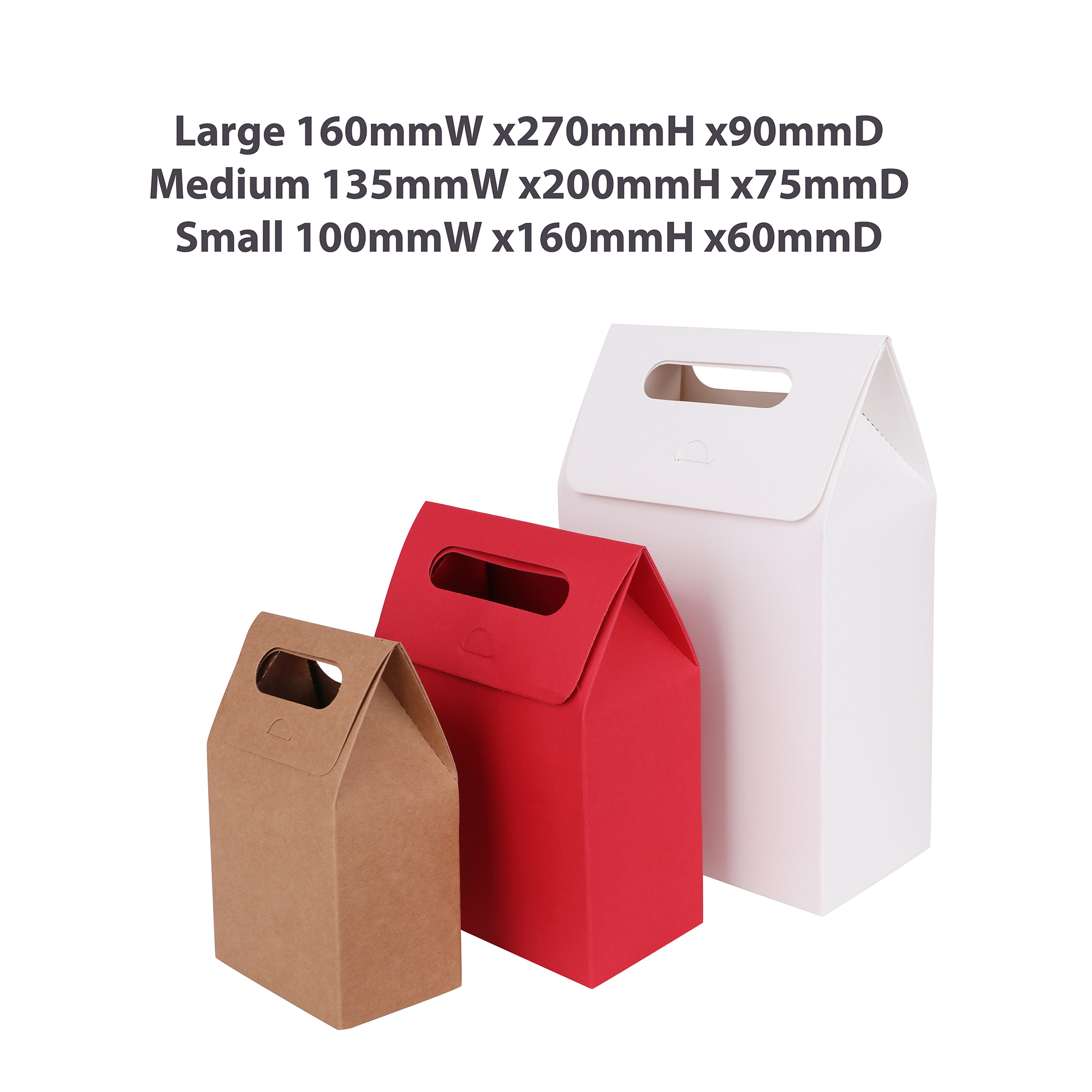 Die cut Handle Bag(100x160x60mm) - Image 6