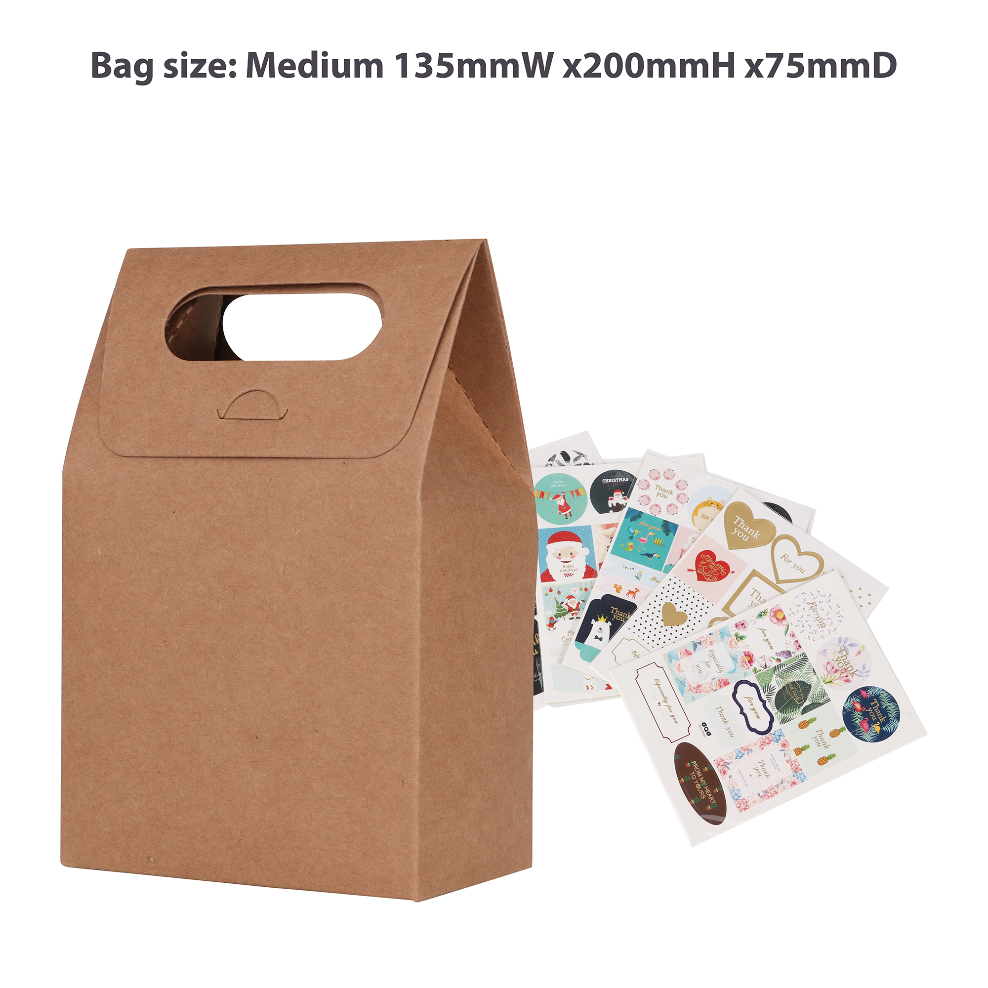 Die cut Handle Bag(135x200x75mm) - Image 10