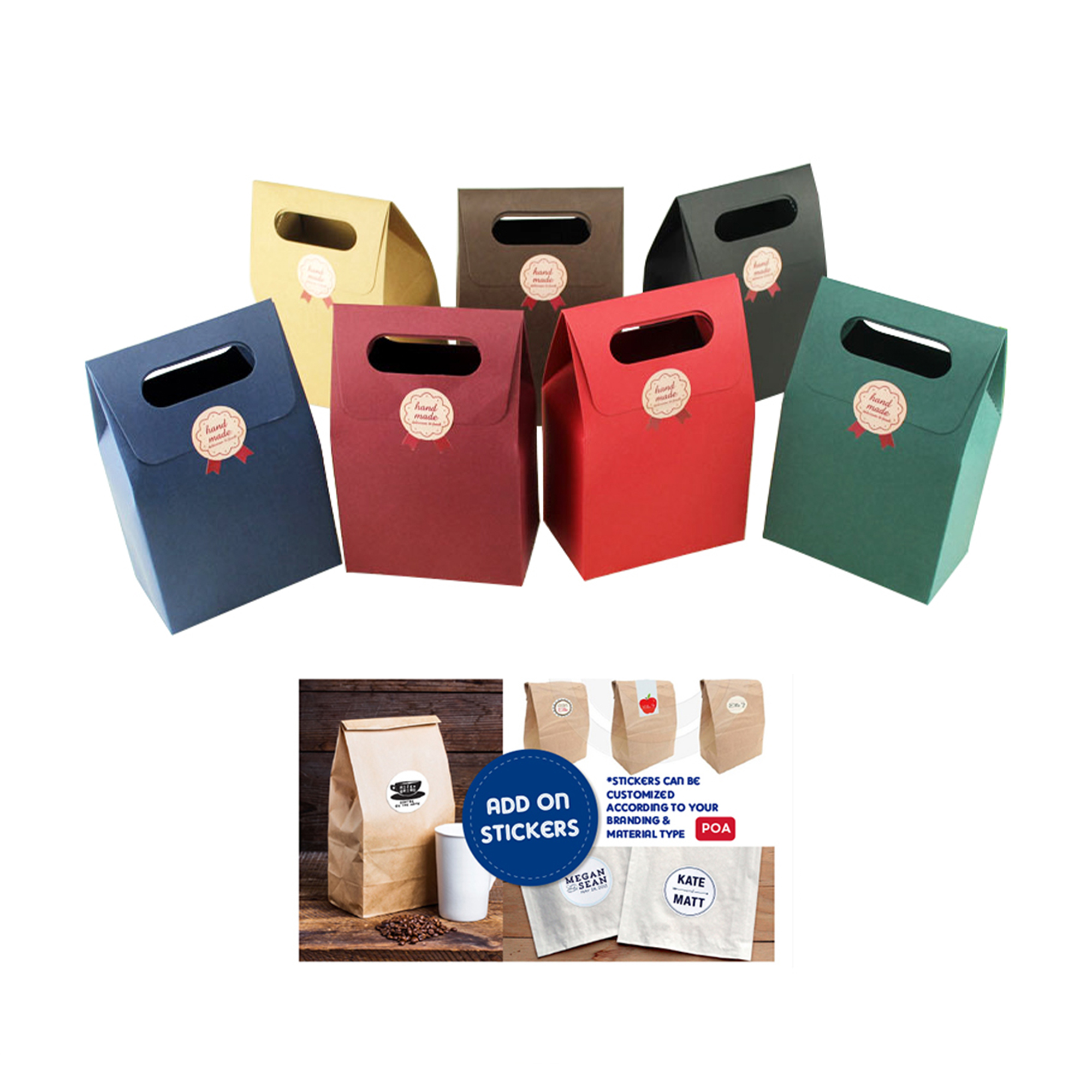 Die cut Handle Bag(135x200x75mm) - Image 9