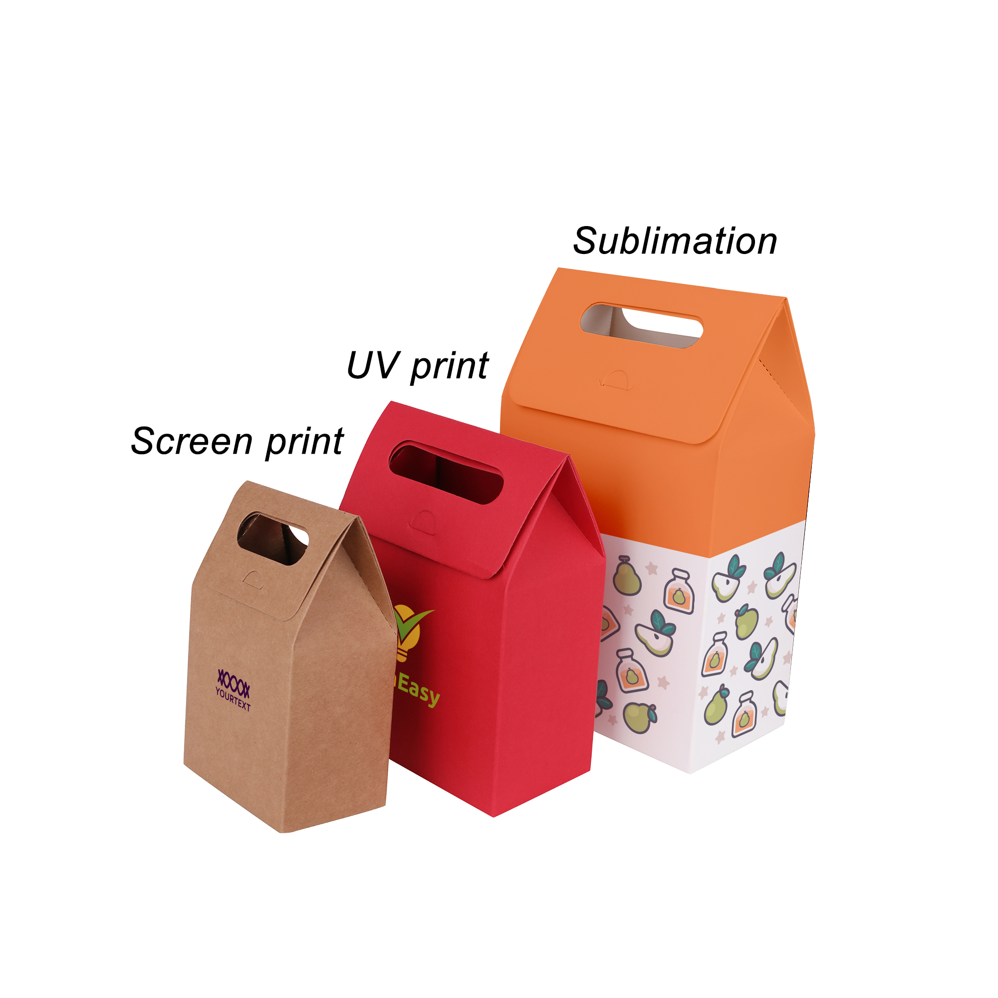 Die cut Handle Bag(160x260x90mm) - Image 7