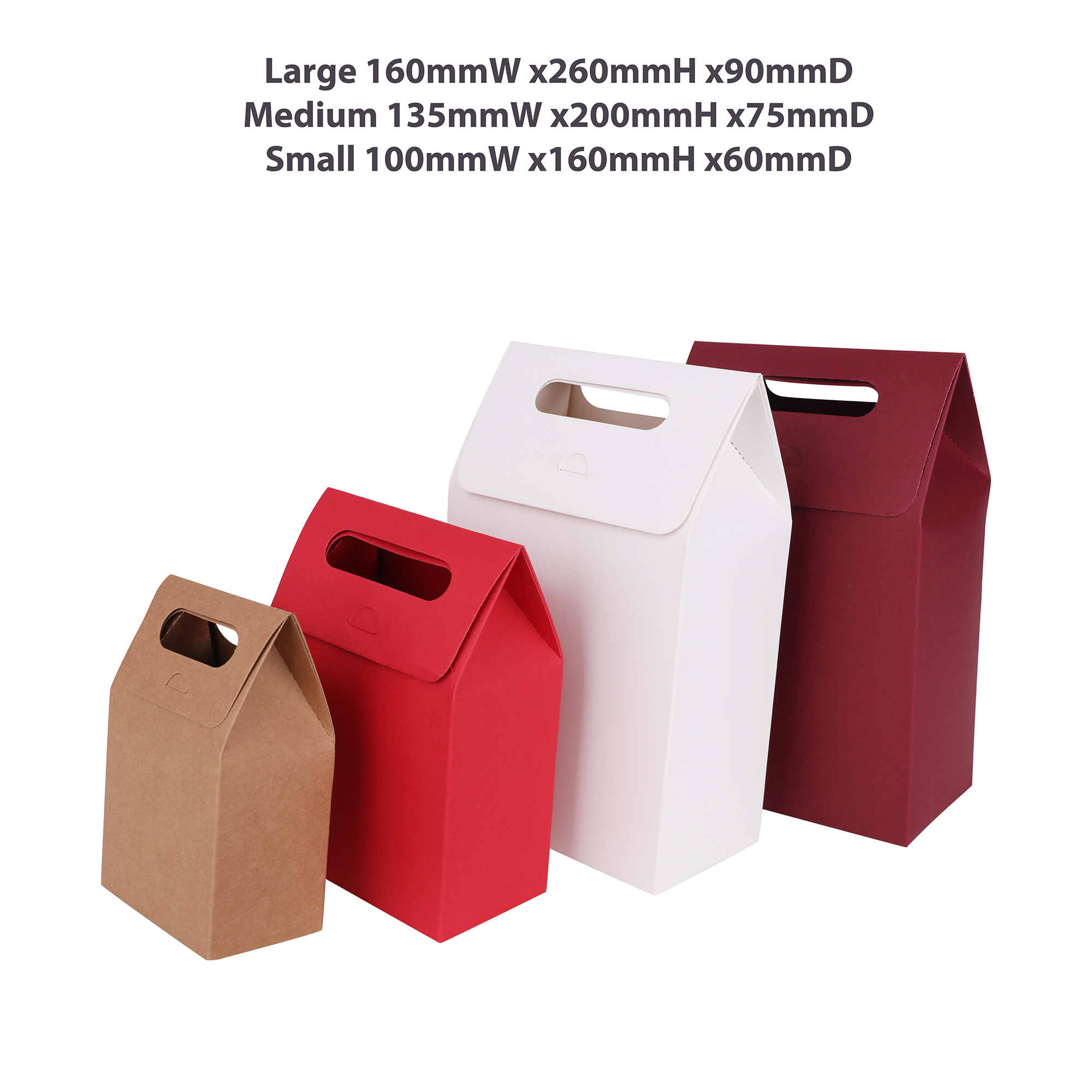 Die cut Handle Bag(160x260x90mm) - Image 6