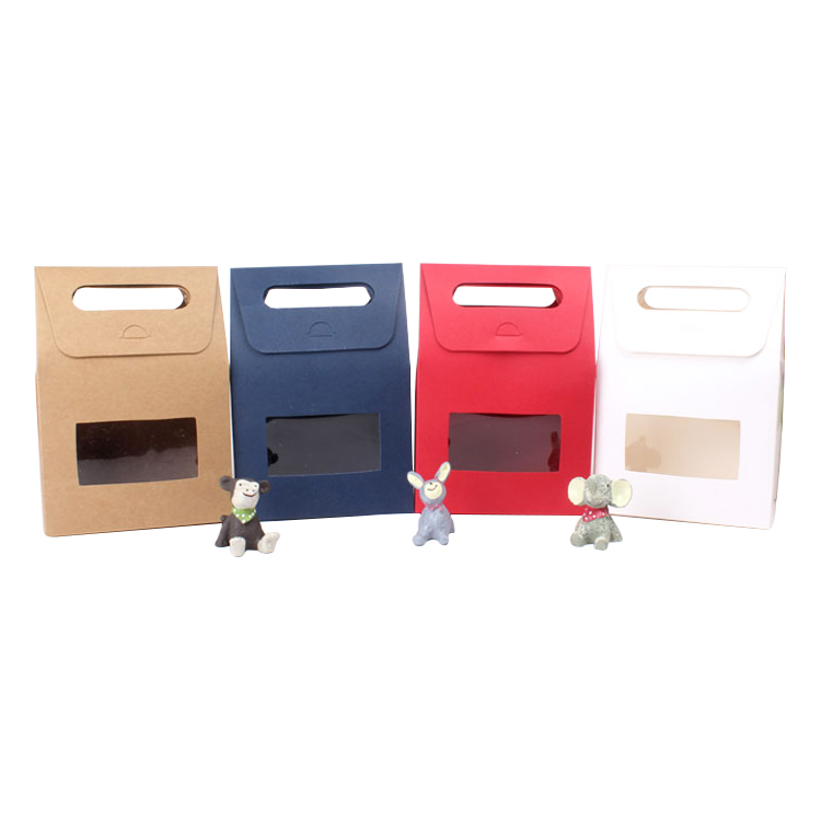 Die cut Handle Bag with Window(135x200x75mm ) - Image 4