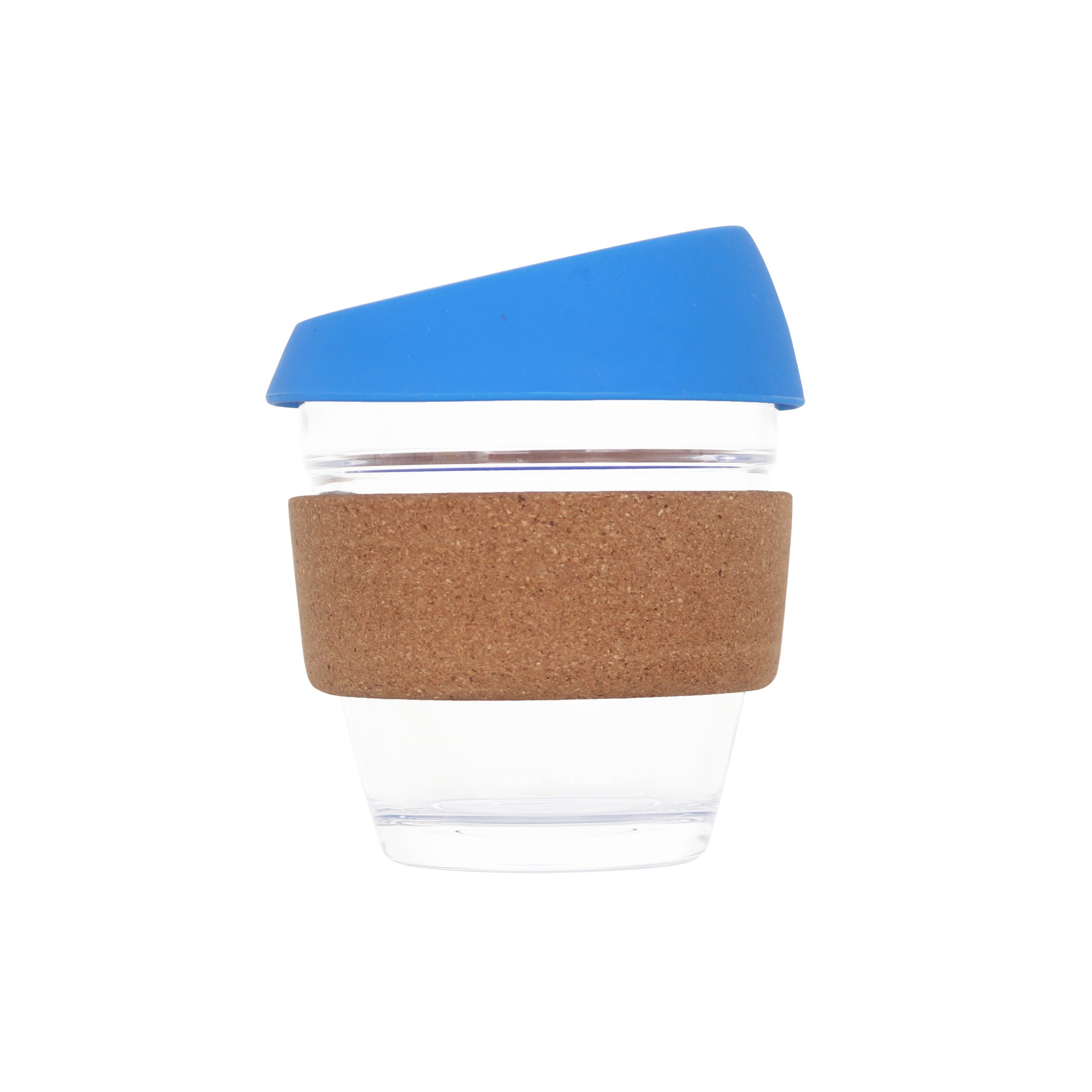 8 OZ Reusable Glass Coffee Cup with Cork Band - Image 6